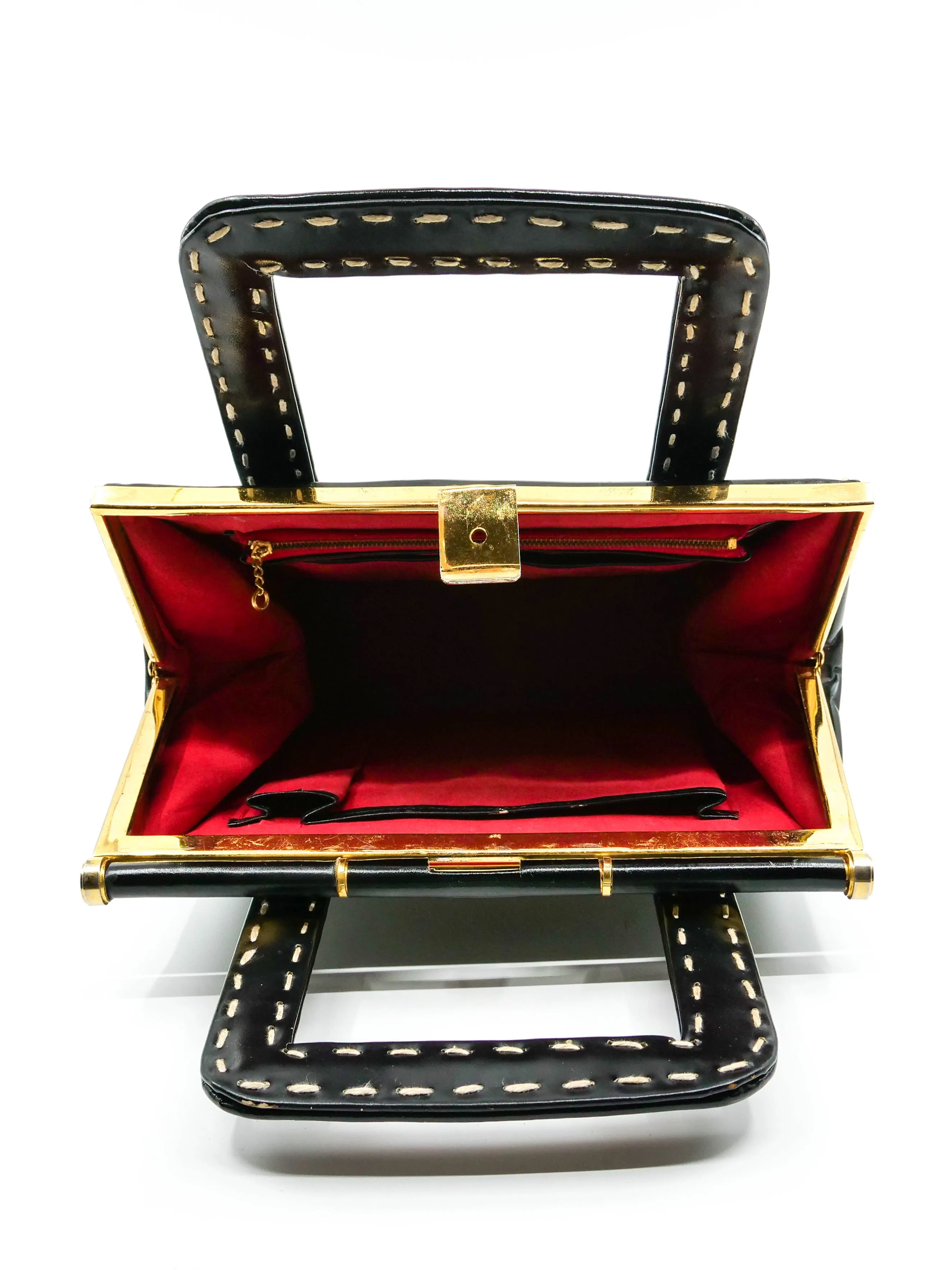 1960's Double Happiness Top Handle Bag