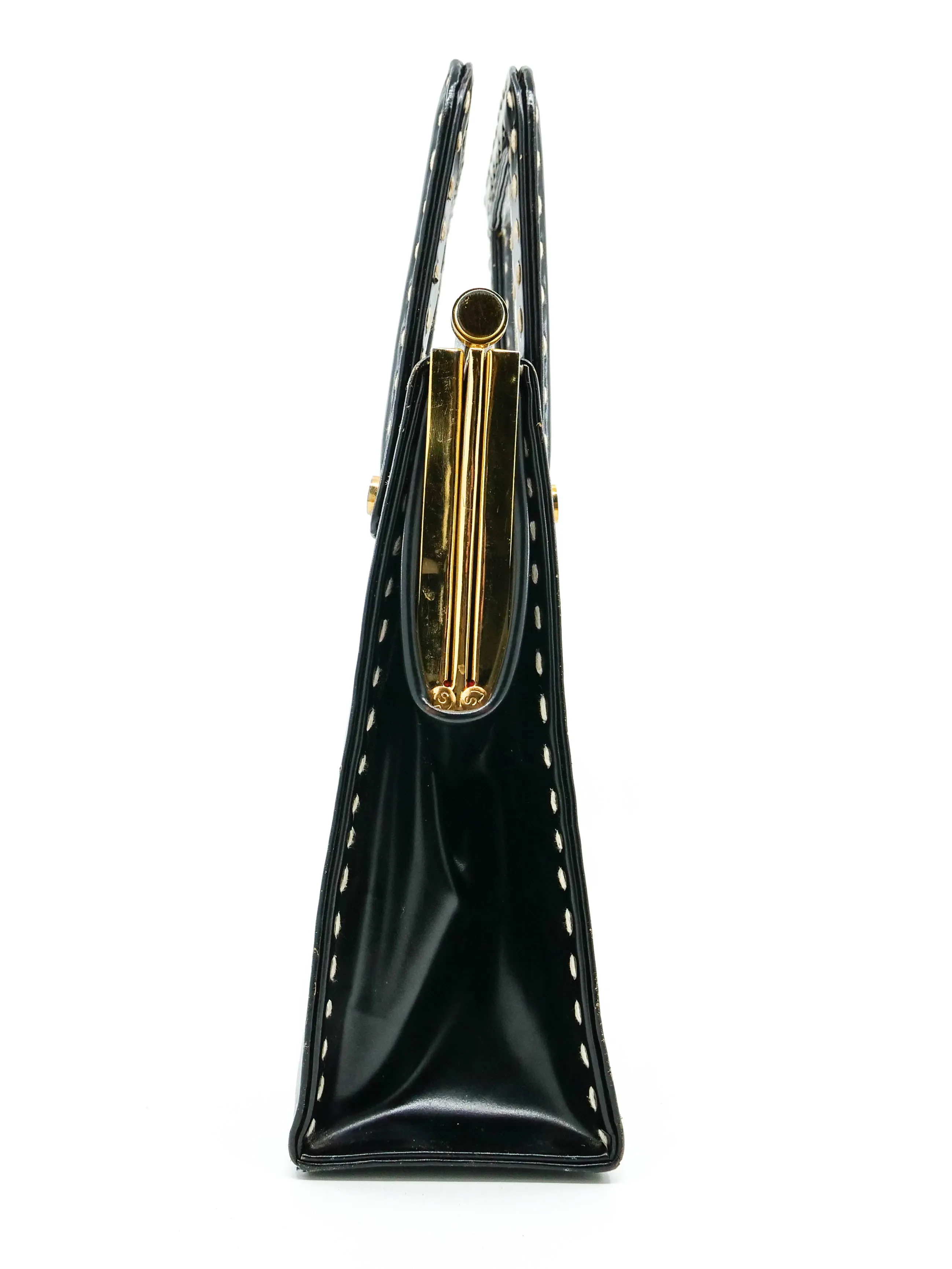 1960's Double Happiness Top Handle Bag
