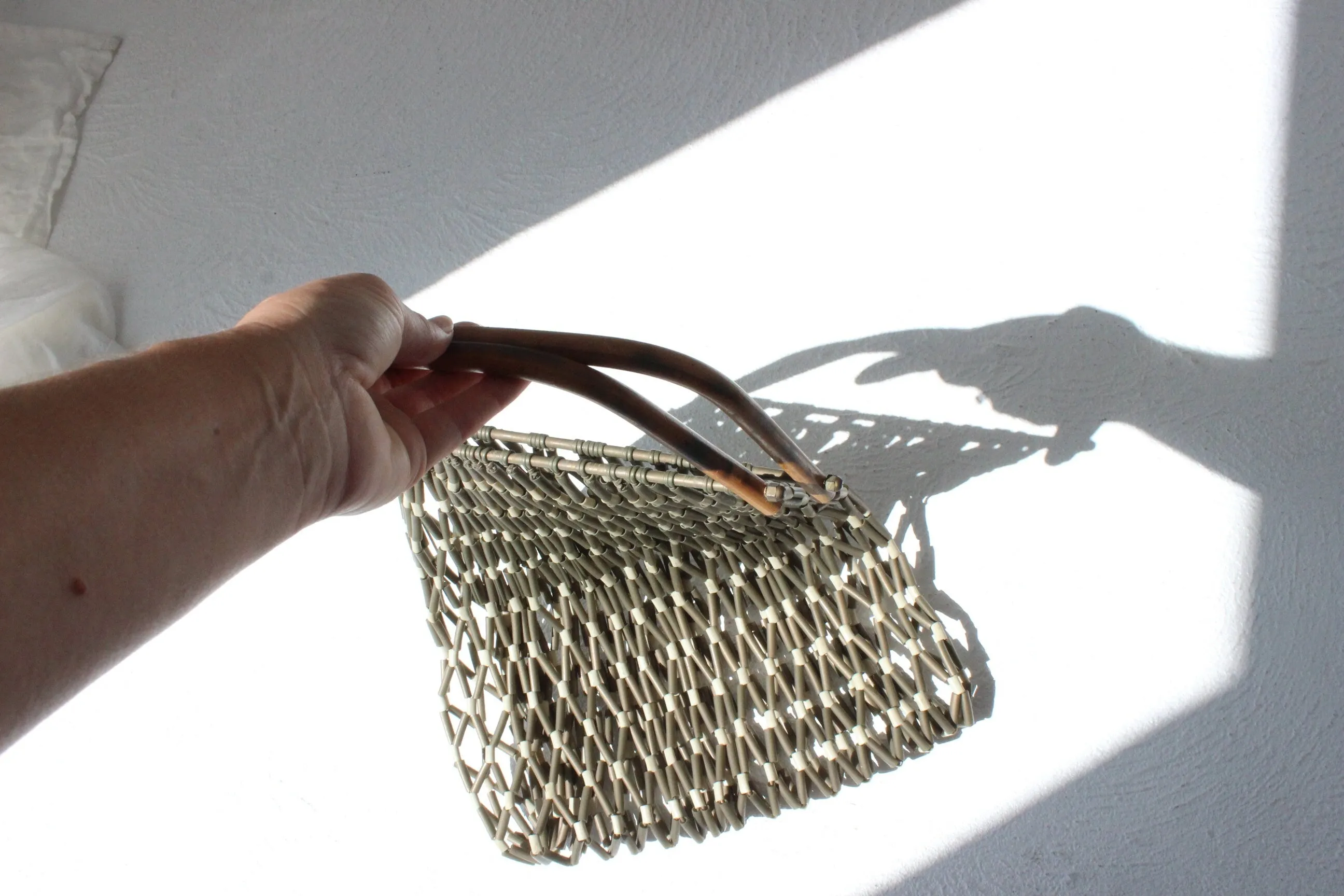 70s Bamboo Handle Bag