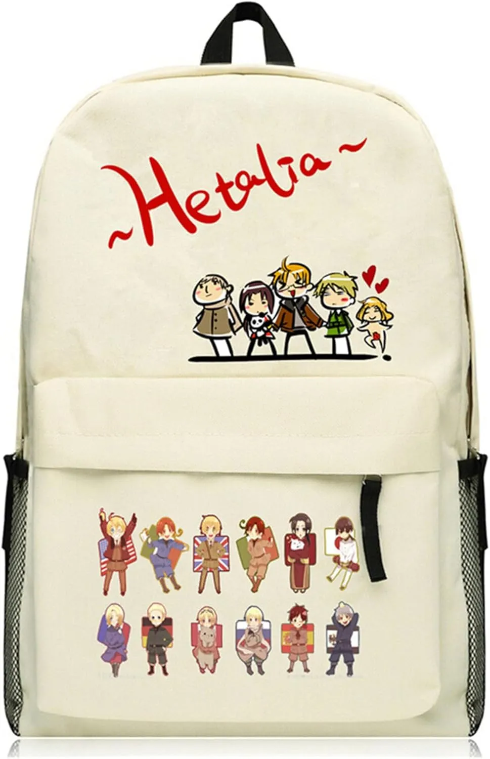 Anime Axis Powers Hetalia Backpack School Bag Rucksack Daypack Bag 3