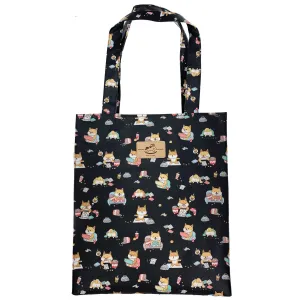 Black Weekend Shiba Large Tote
