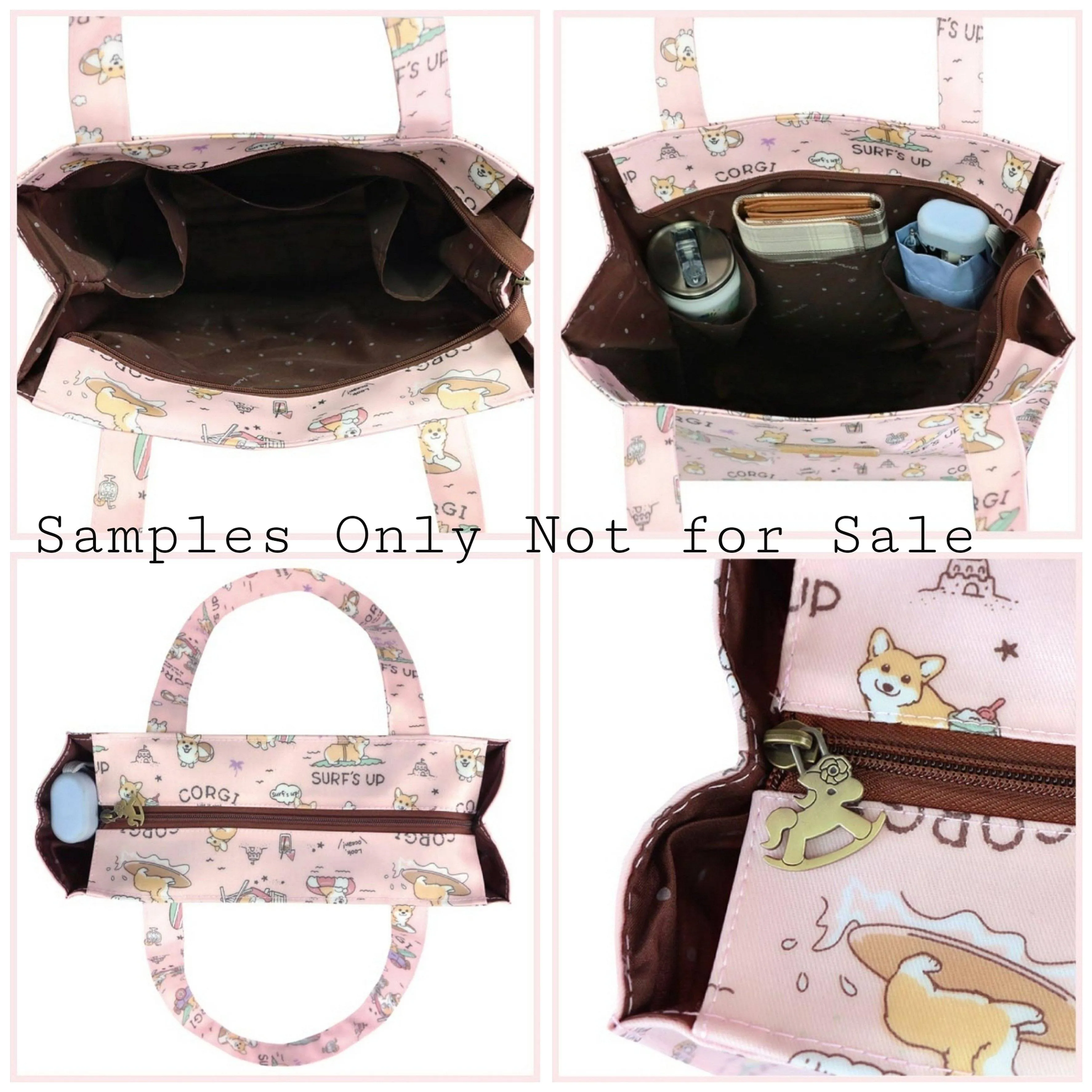 Black Weekend Shiba Large Tote