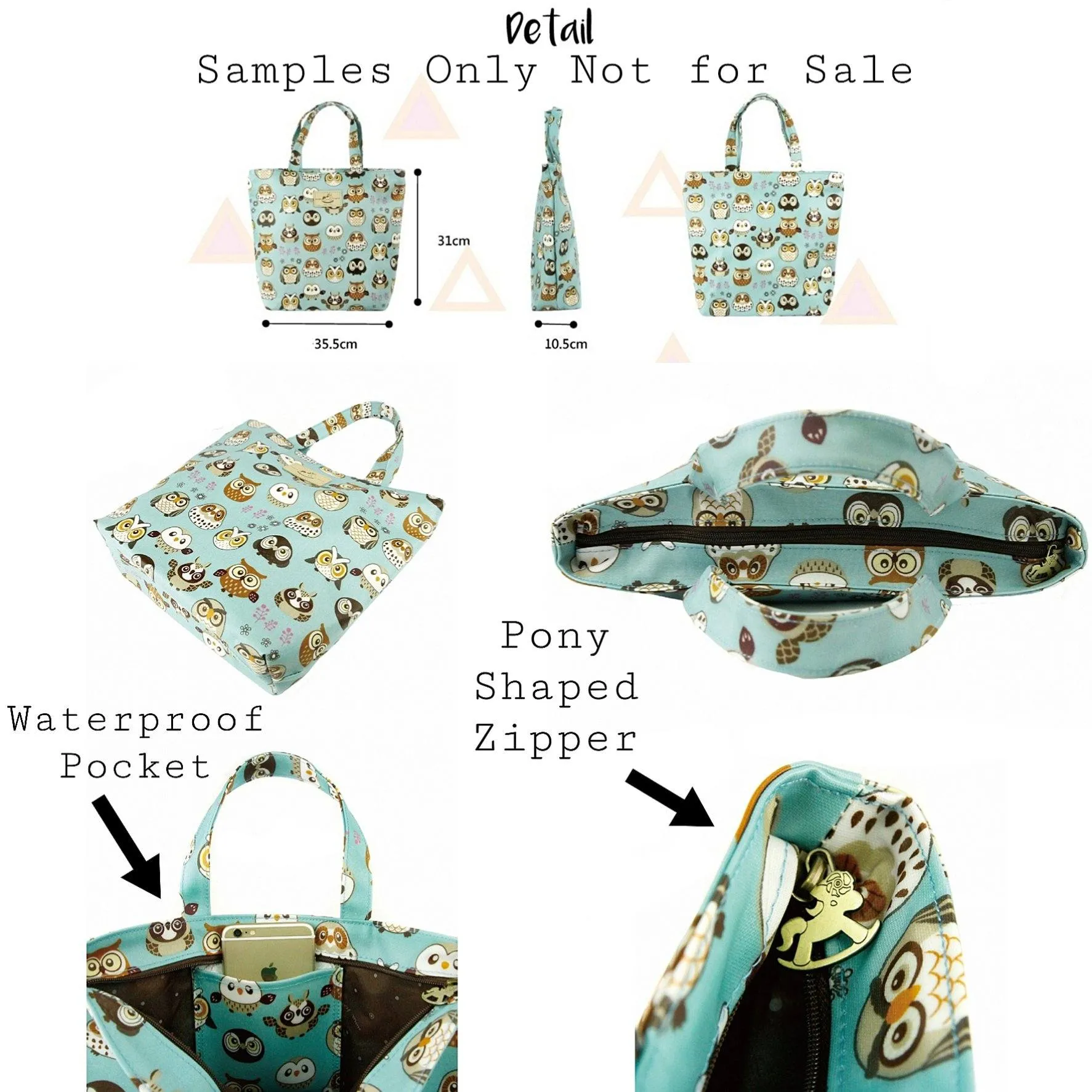 Blue Weekend Shiba Bucket Tote