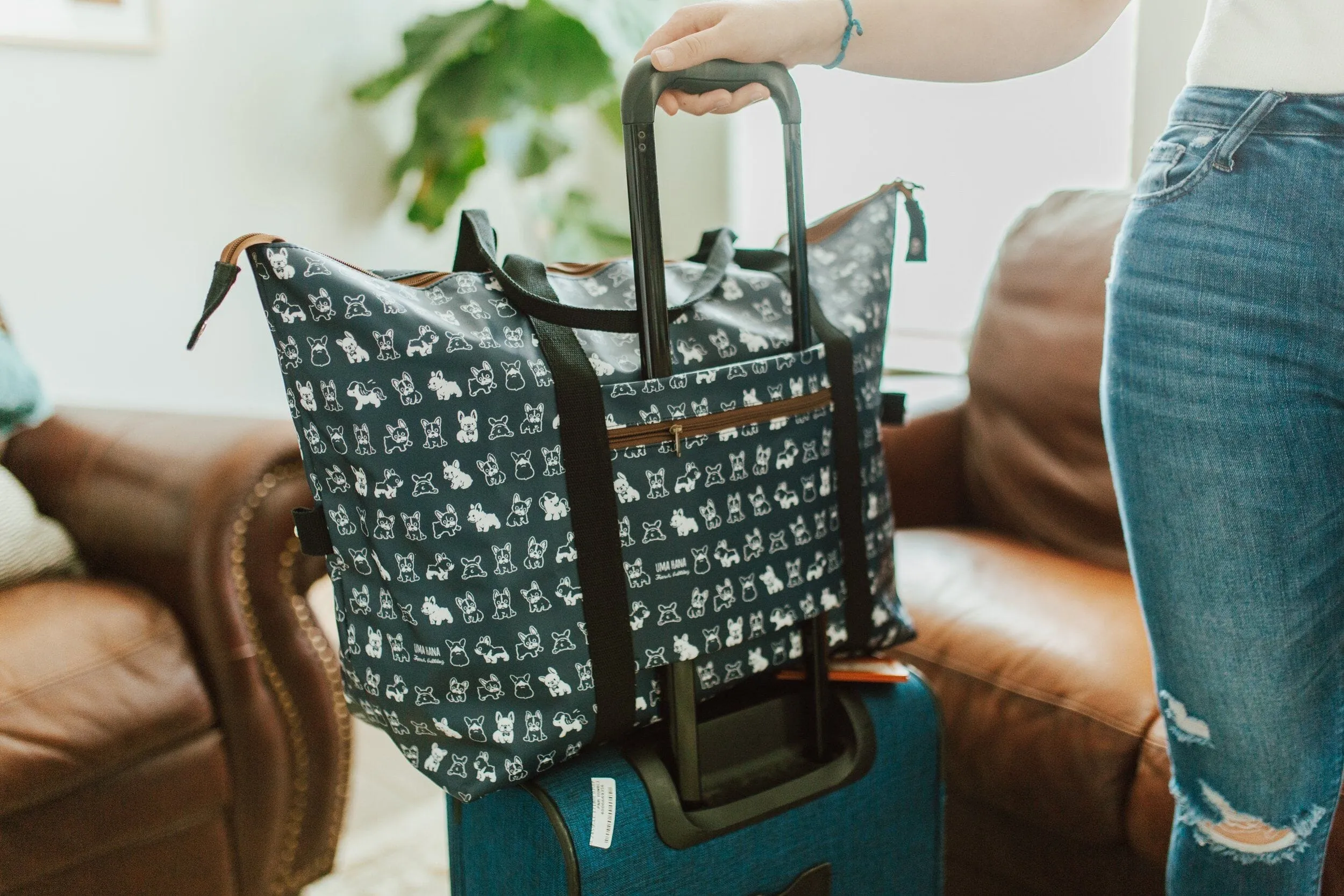 Blue Weekend Shiba Extra Large Travel Tote
