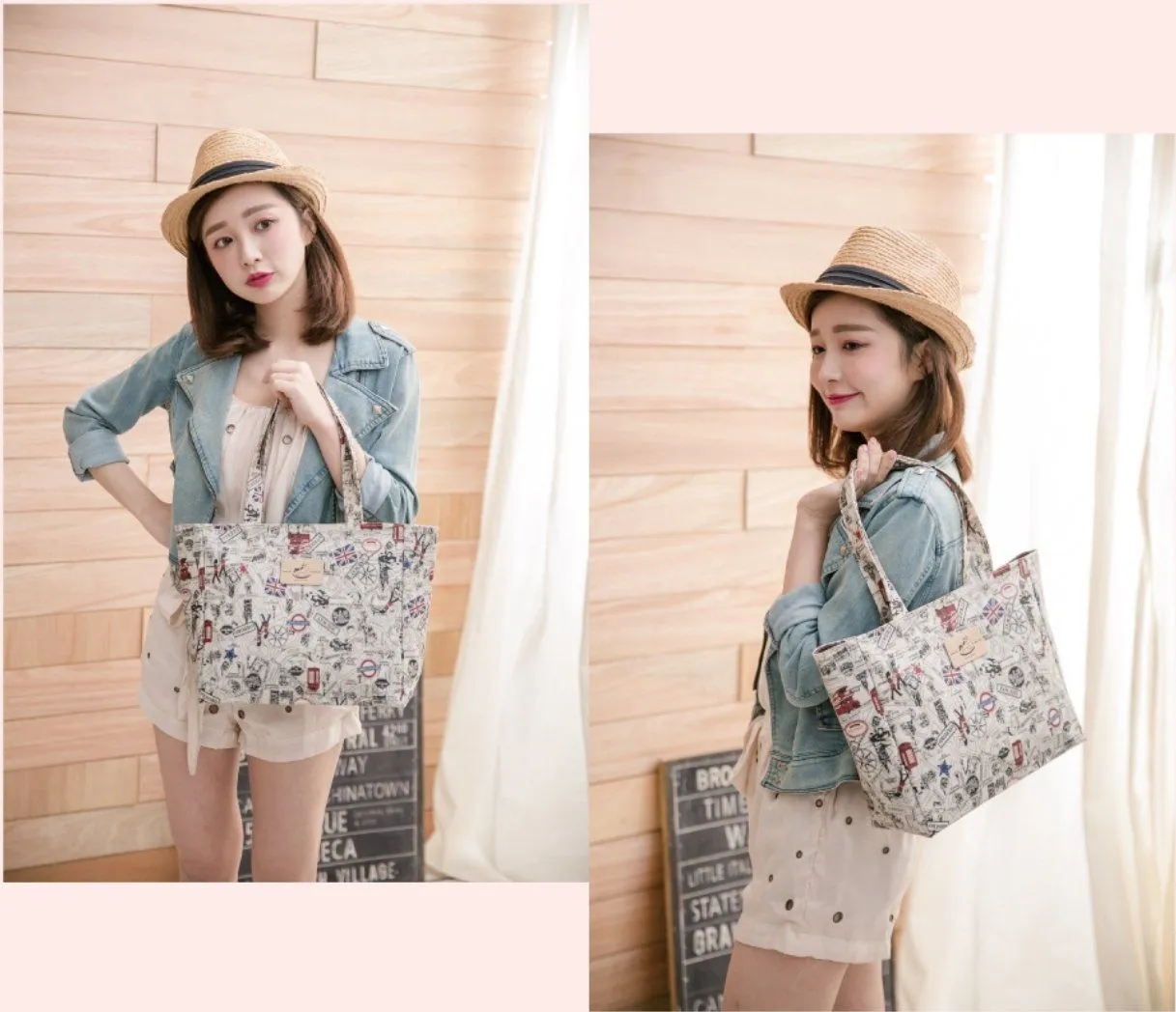Blue Weekend Shiba Medium Tote