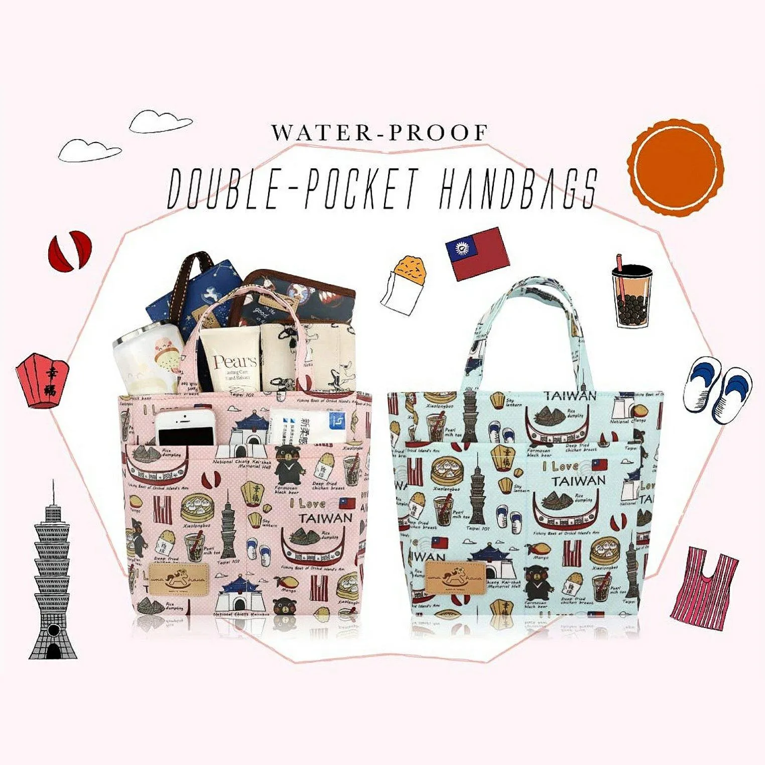 Blue Weekend Shiba Mini Tote