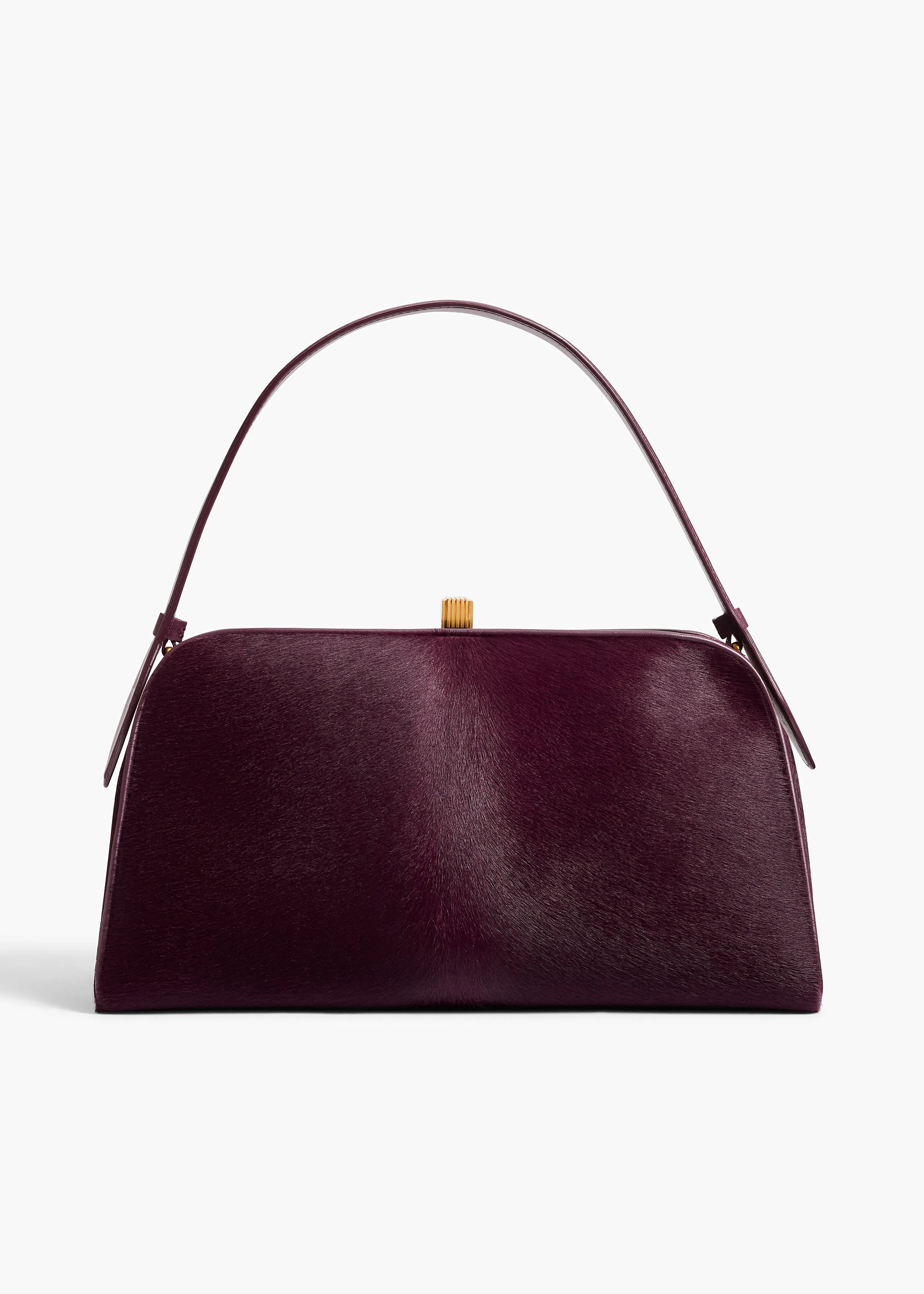 Cate Bag in Eggplant Haircalf