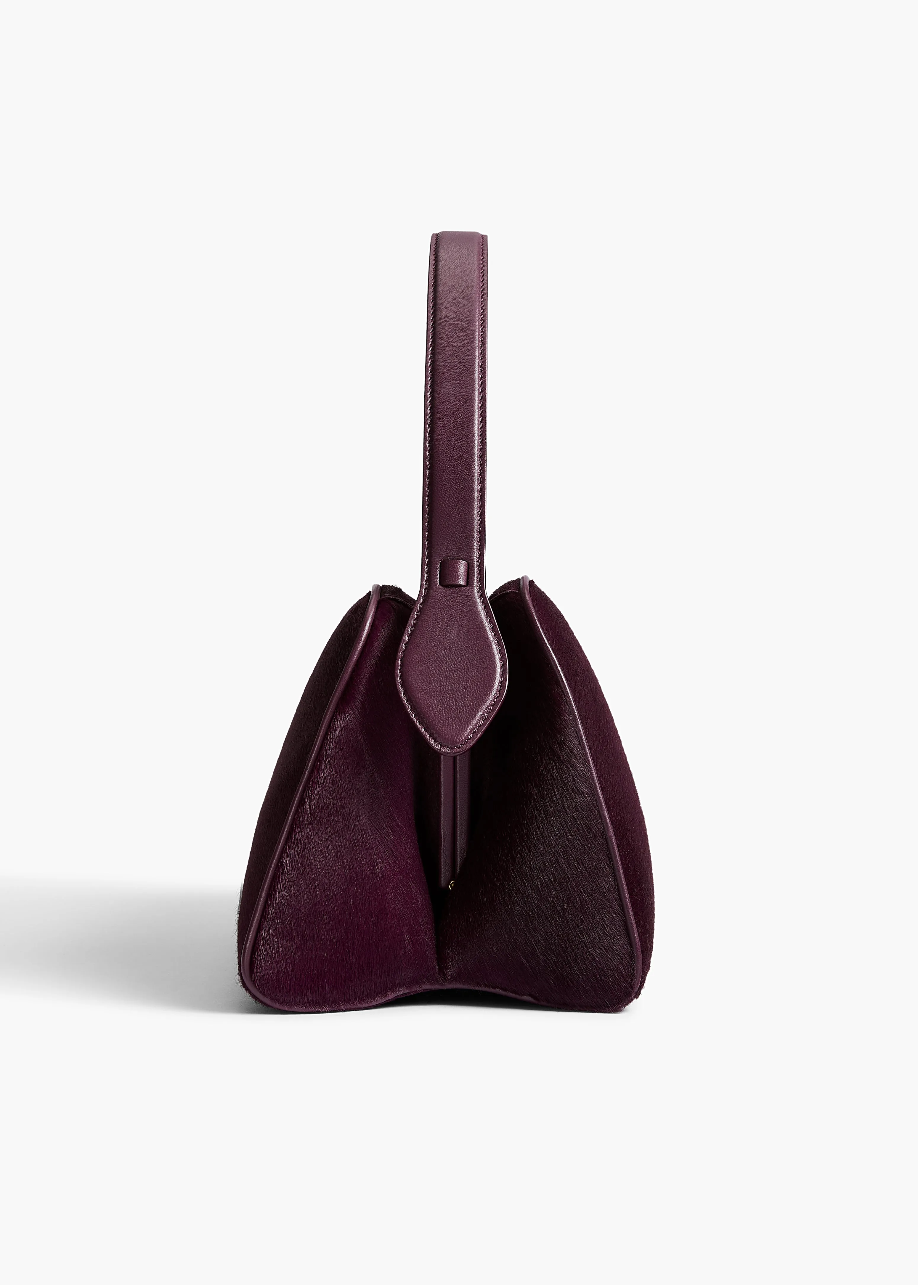 Cate Bag in Eggplant Haircalf
