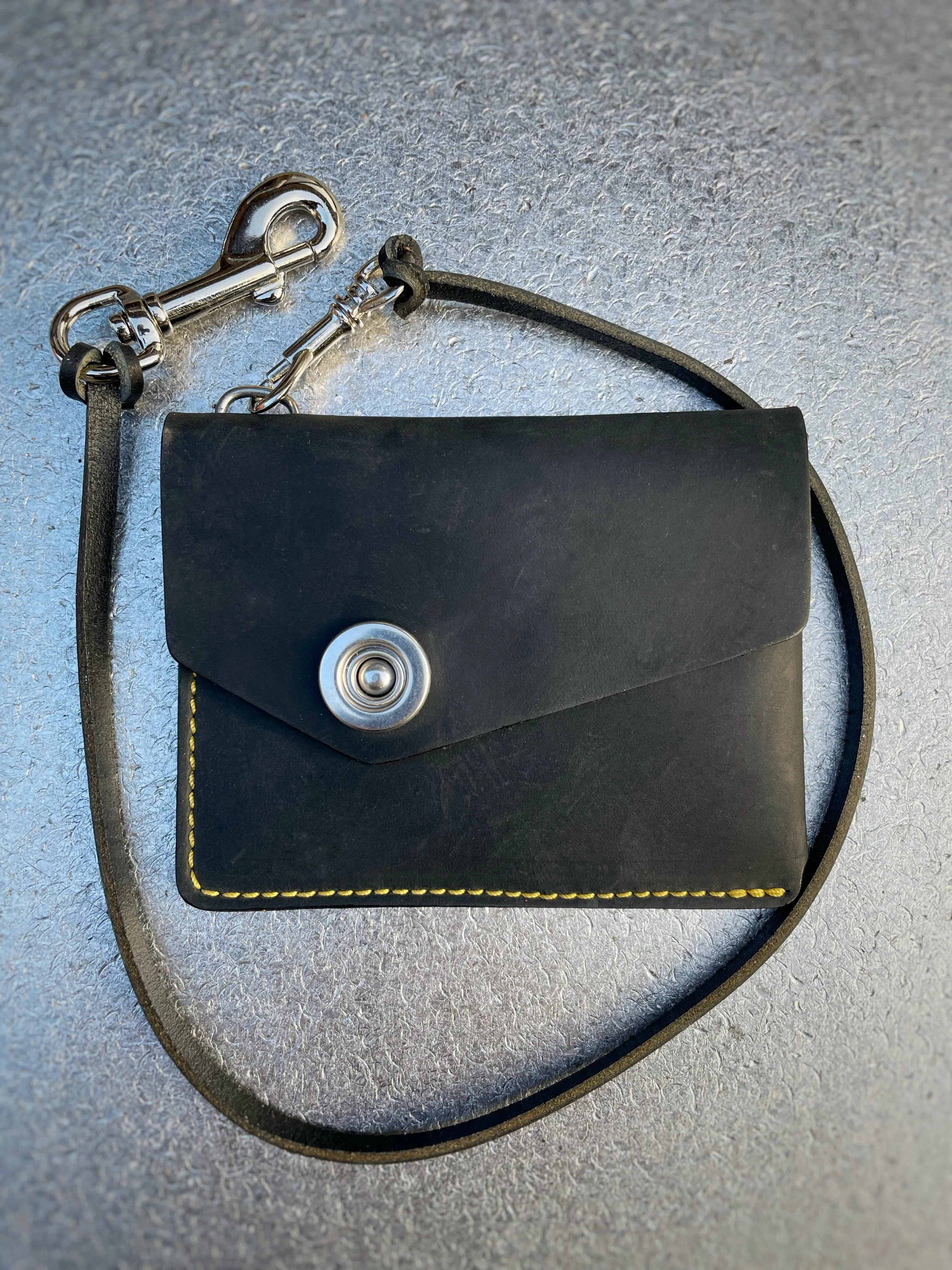 CODA wallet black crazy horse