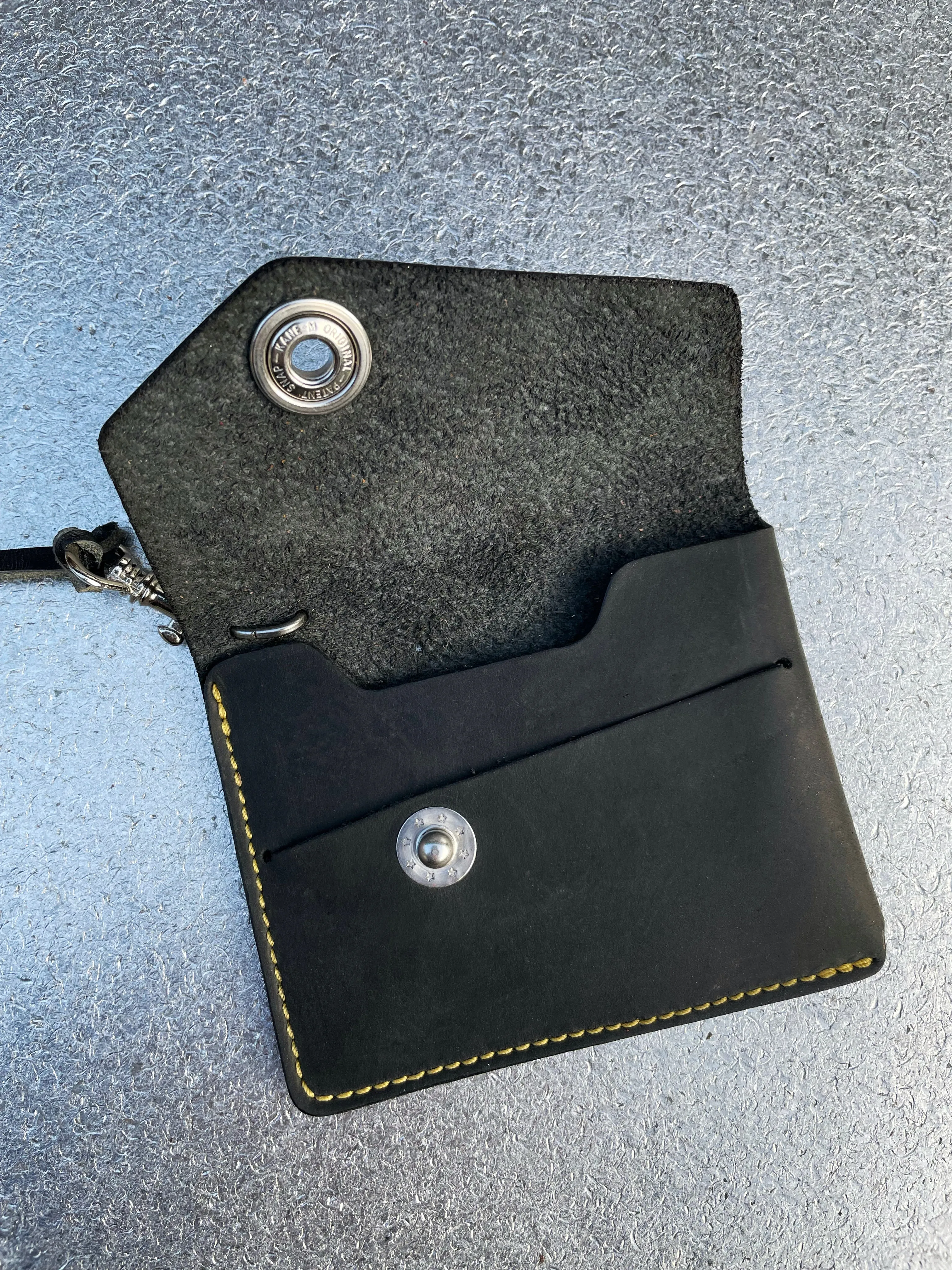 CODA wallet black crazy horse
