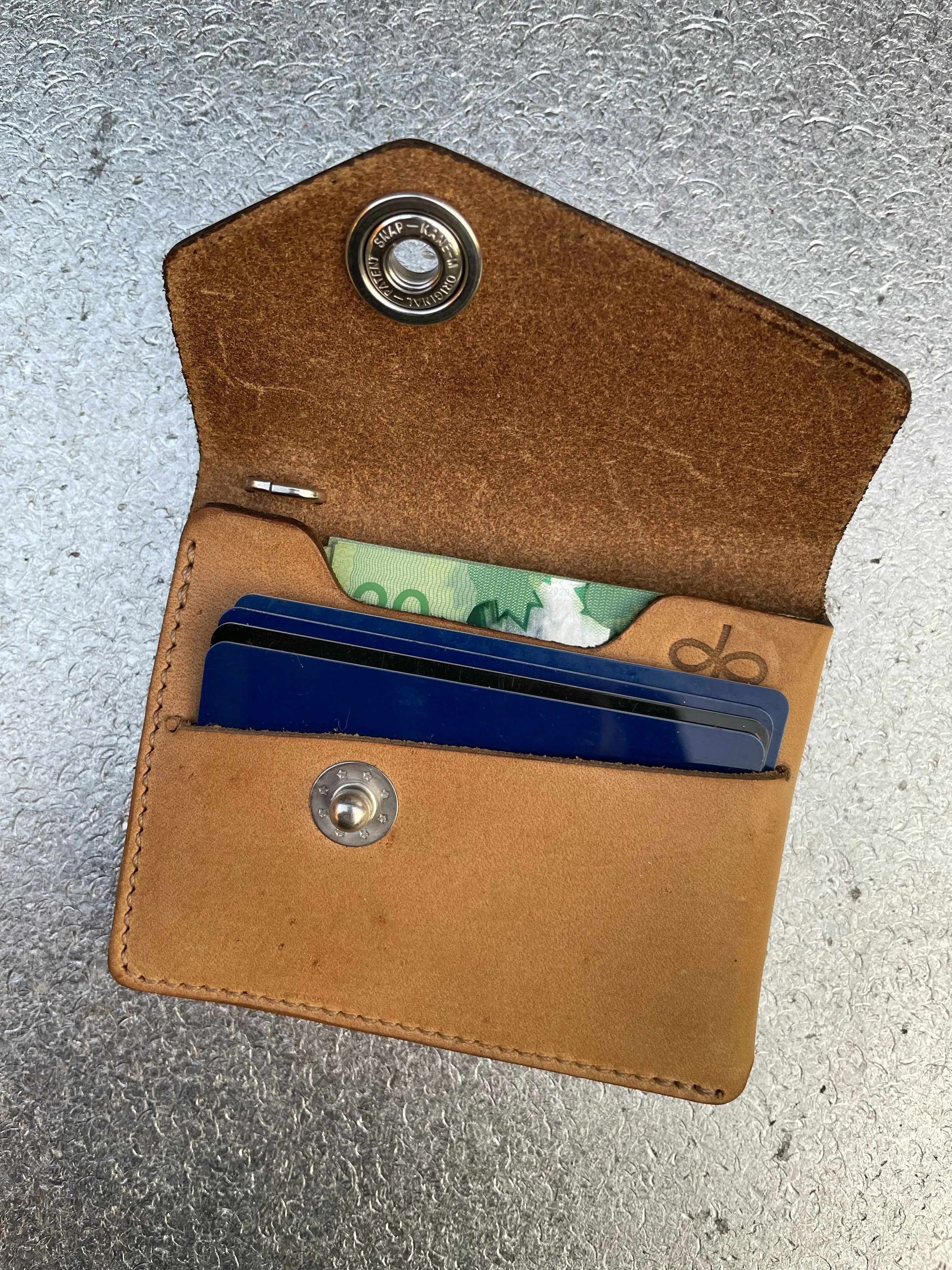 CODA wallet black crazy horse