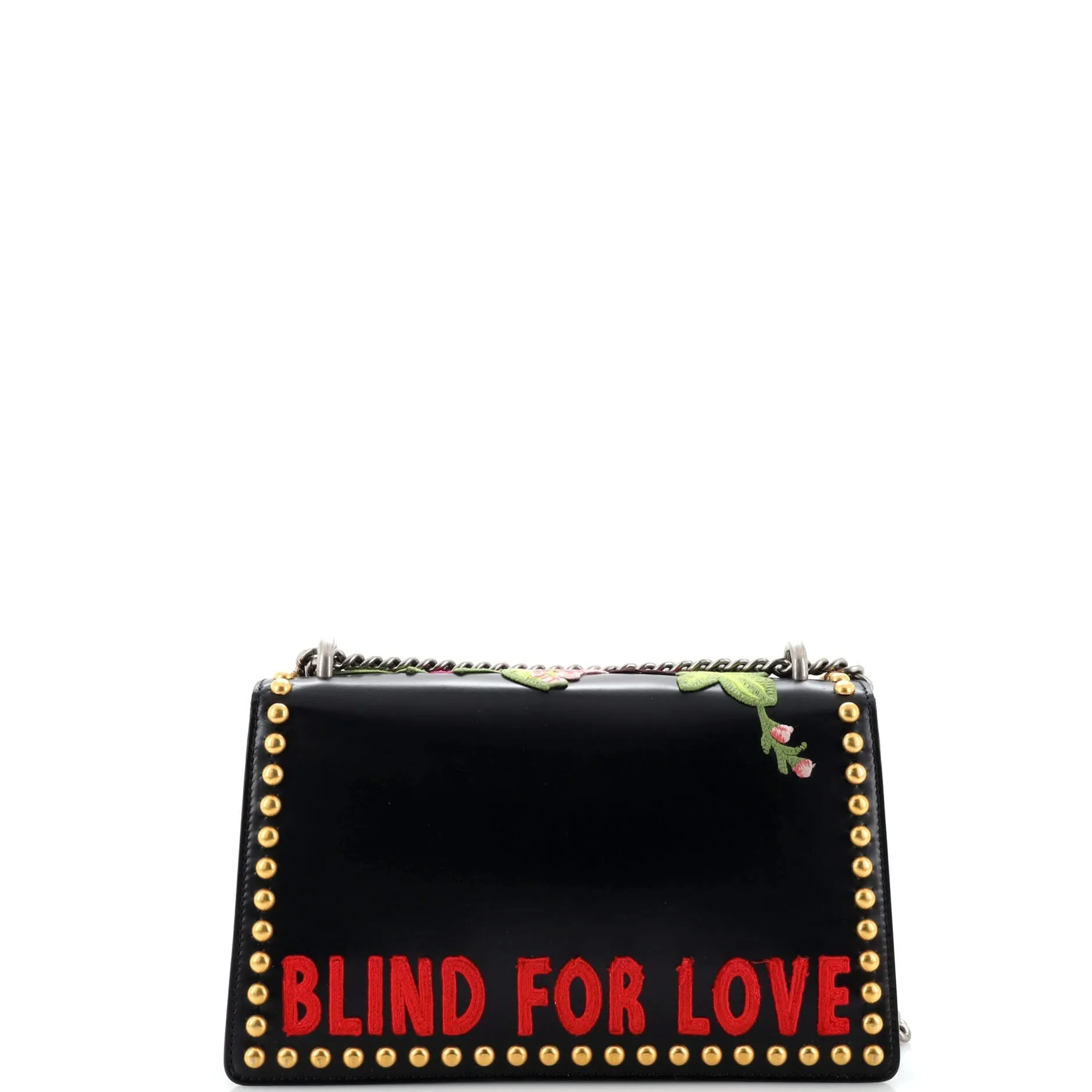 Dionysus Bag Embroidered Studded Leather Small