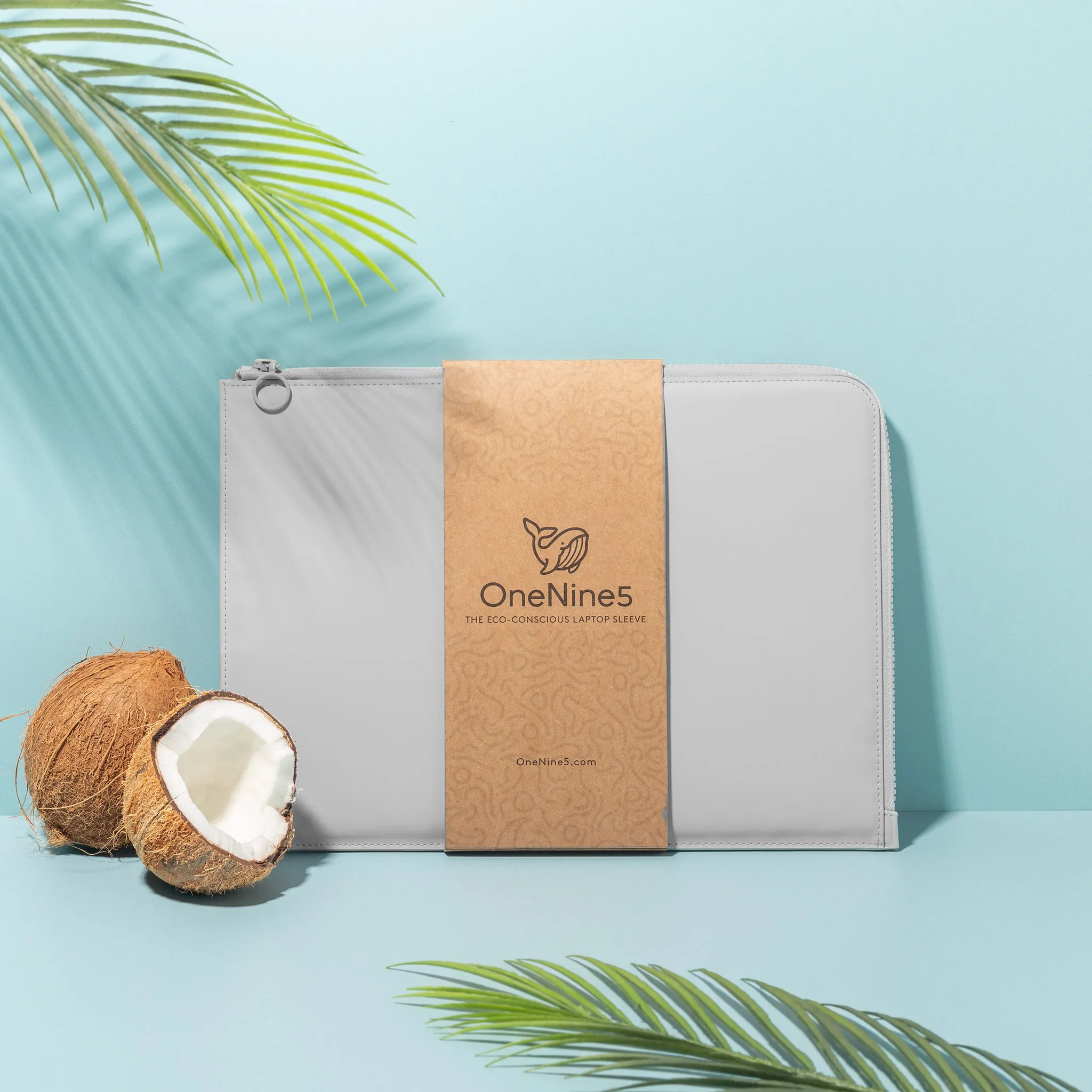 Eco-Conscious 13" Laptop Sleeve, Moeraki Grey