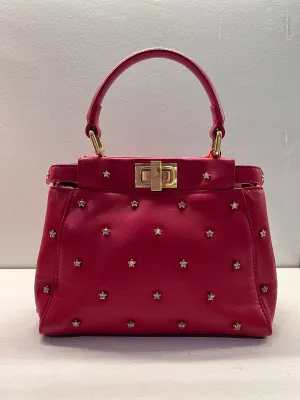 Fendi Mini Peekaboo Top handle bag in Calfskin SYCC107