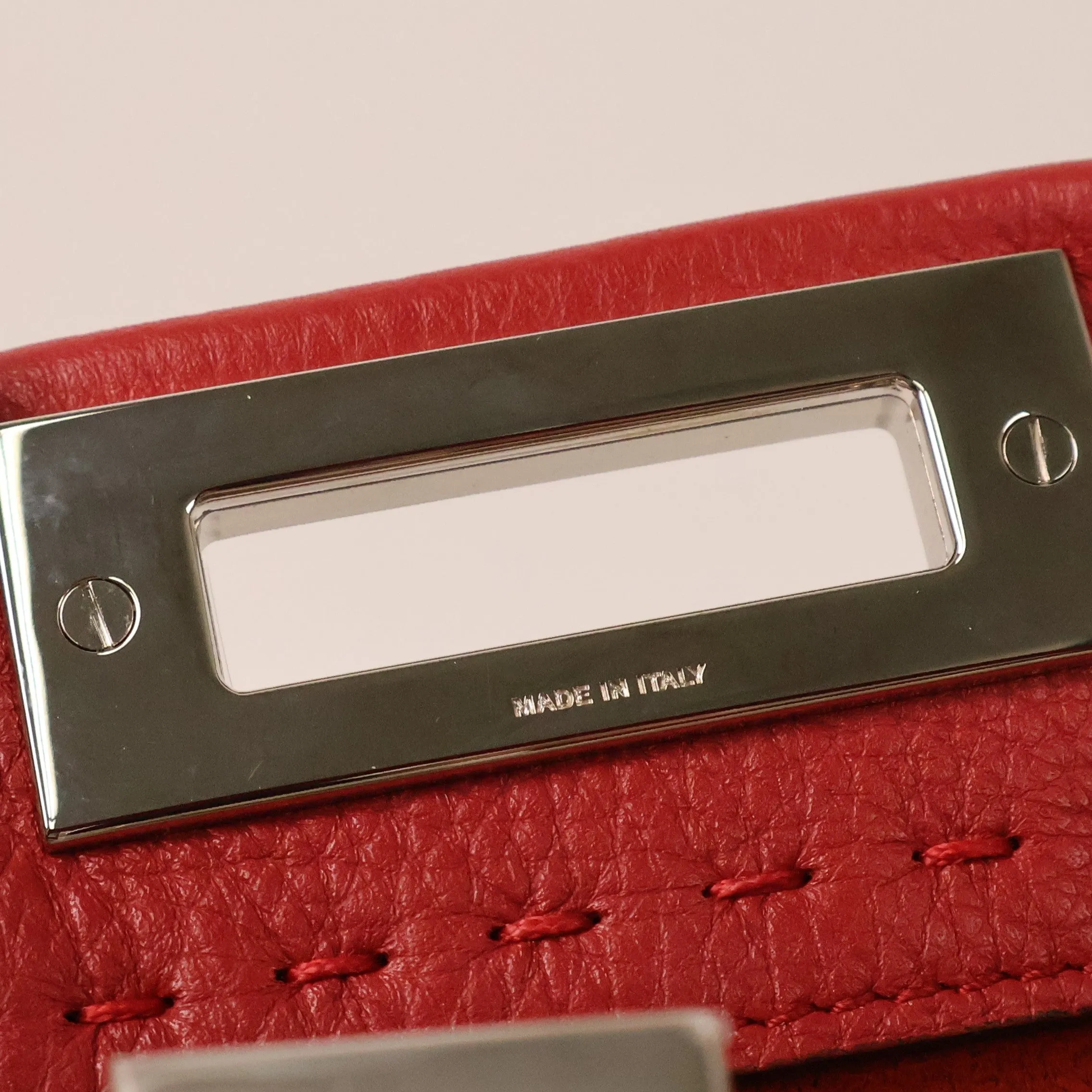 Fendi Peekaboo Regular Red