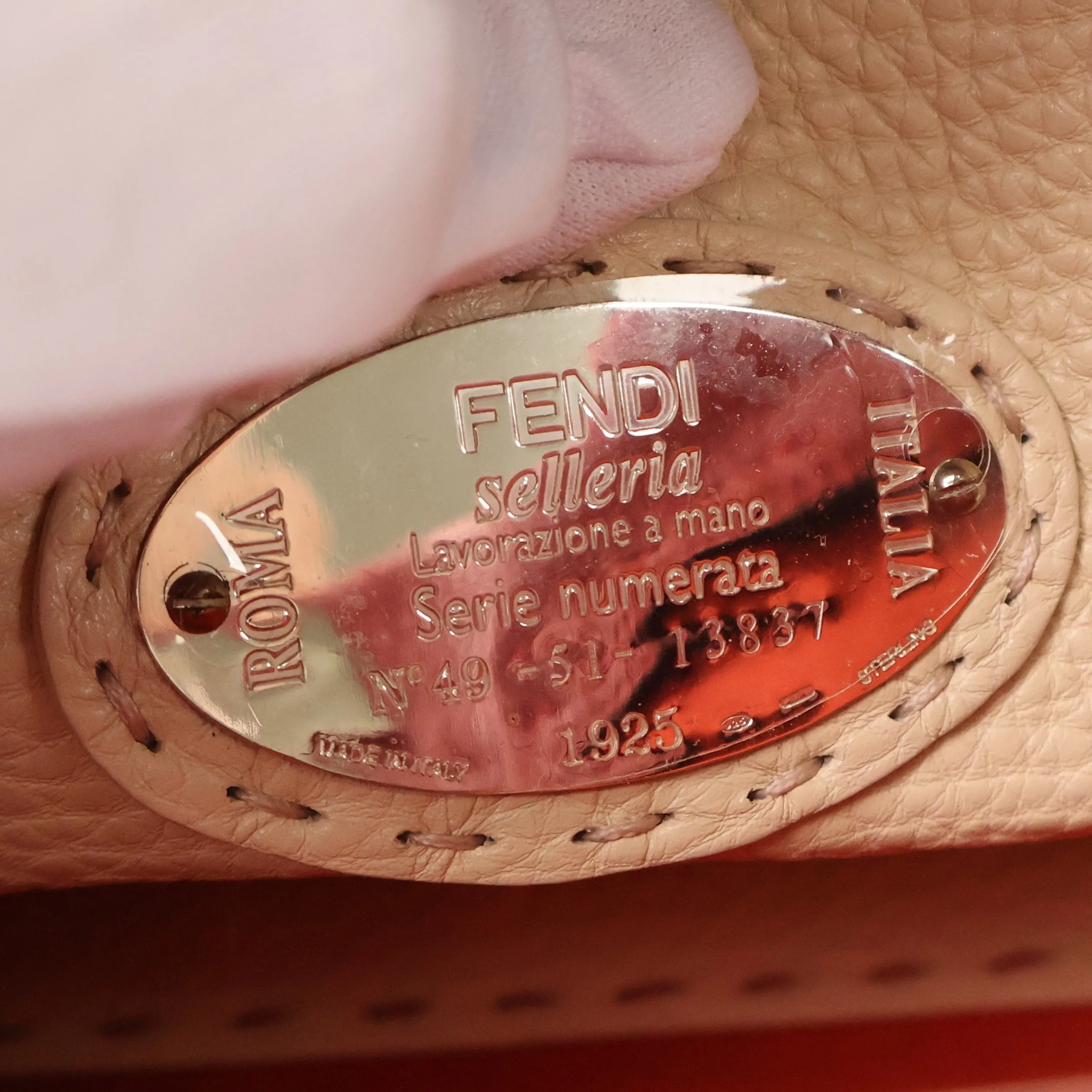 Fendi Peekaboo Regular Red