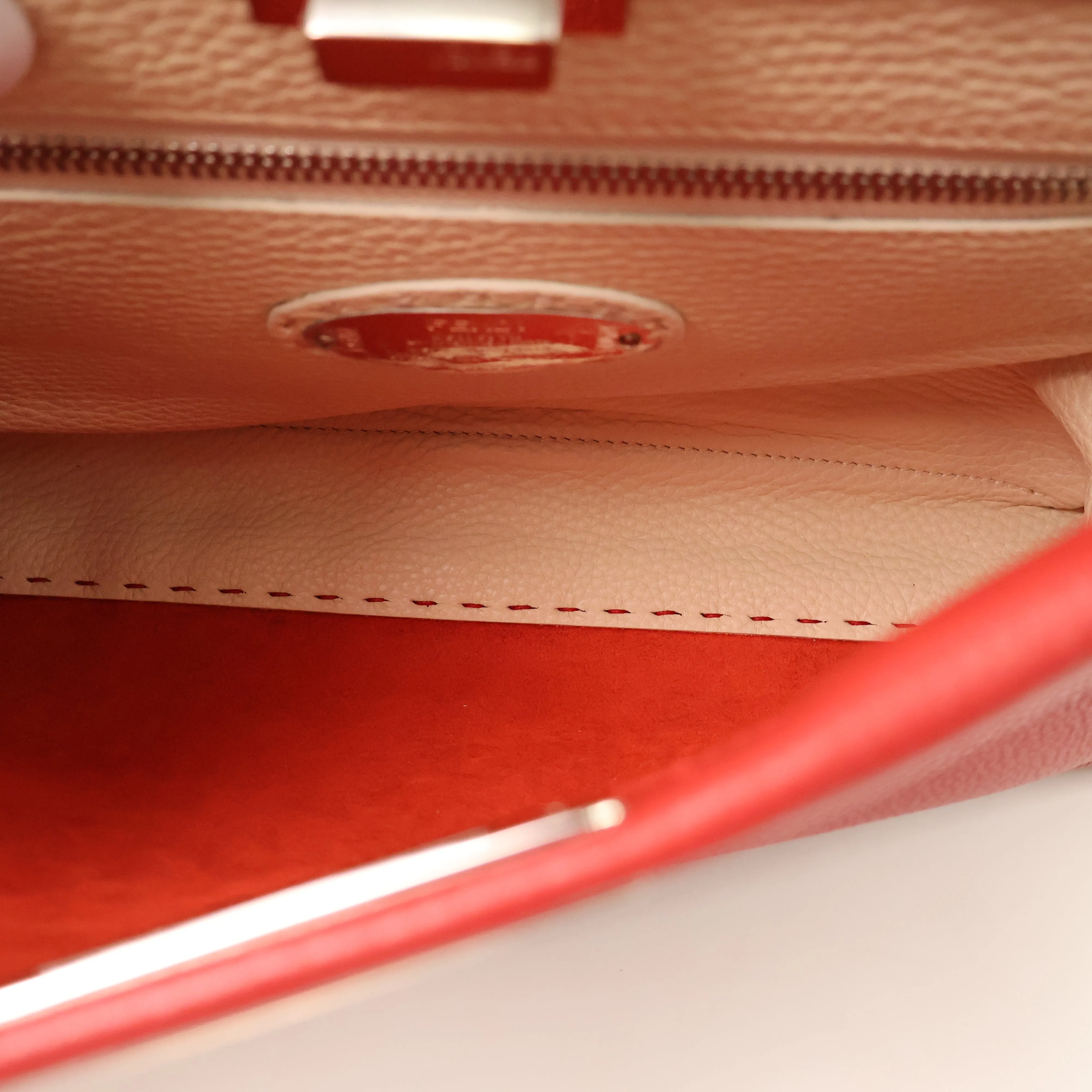 Fendi Peekaboo Regular Red