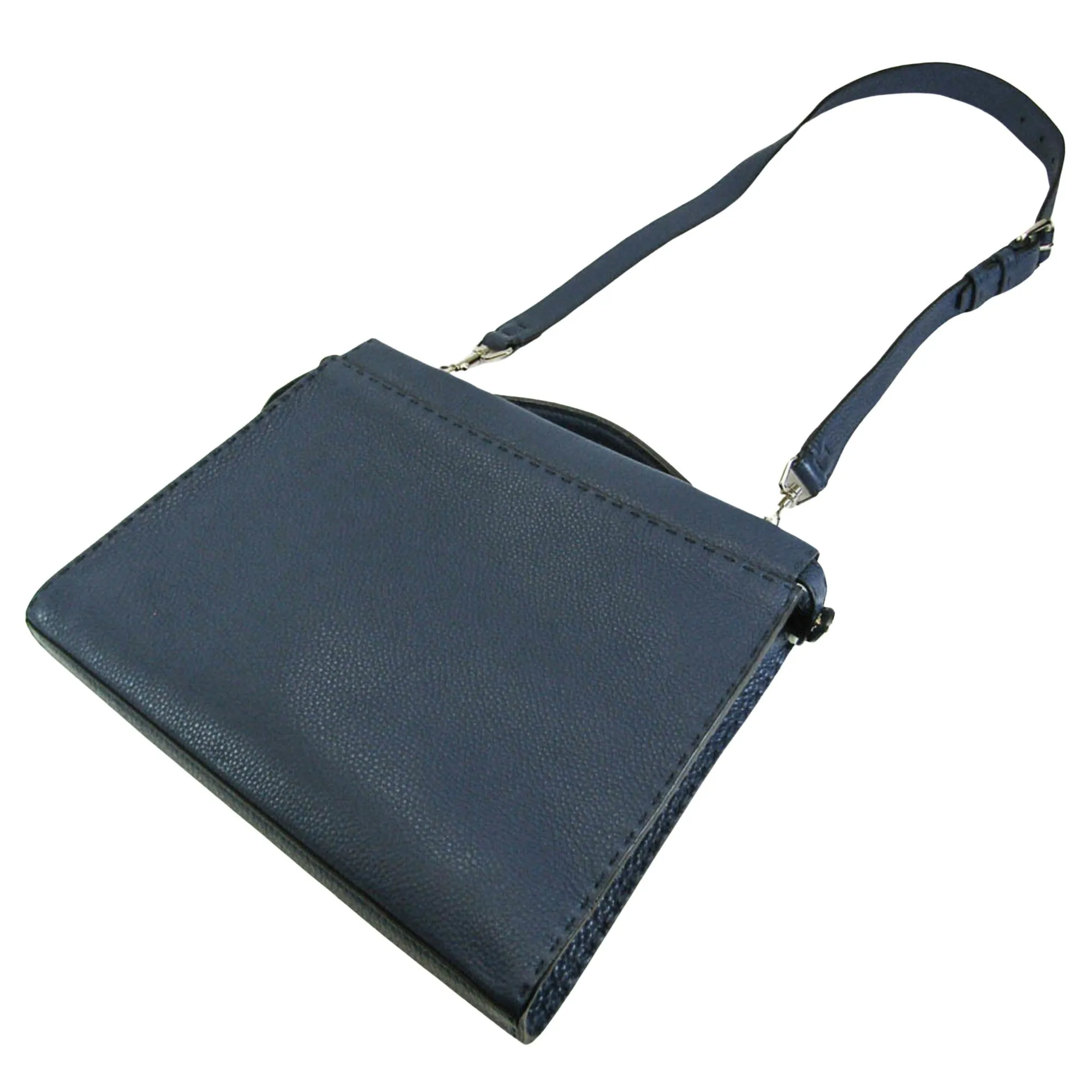 Fendi Selleria  Leather Shoulder Bag