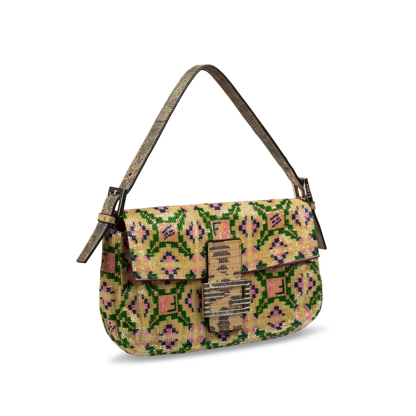 Glitter Baguette Bag