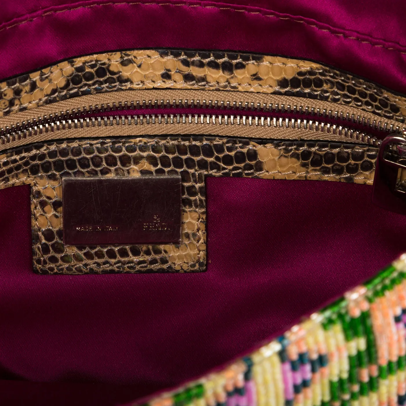 Glitter Baguette Bag