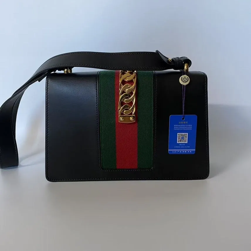 Gucci Dionysus Black Leather Crossbody Bag