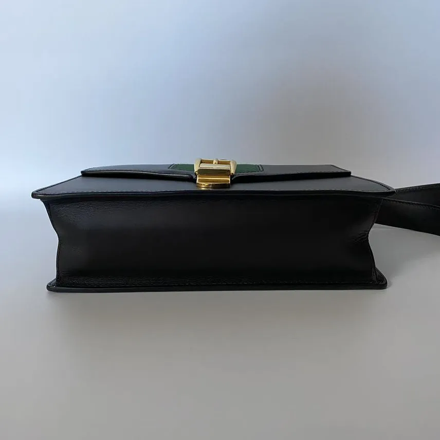 Gucci Dionysus Black Leather Crossbody Bag