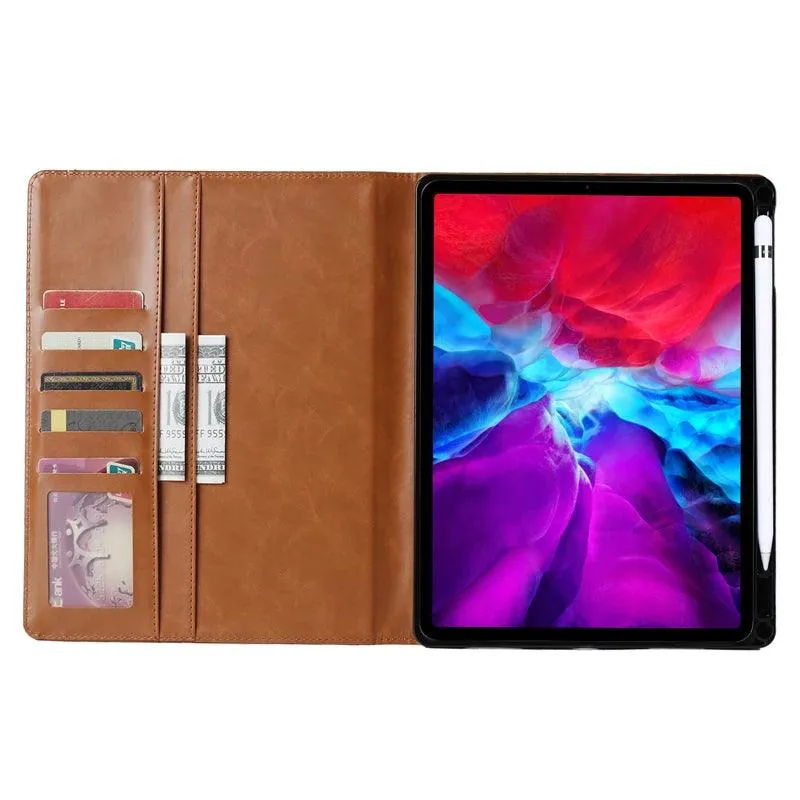 iPad Pro 11 2024 Business Flip Leather Card Slot Book Stand
