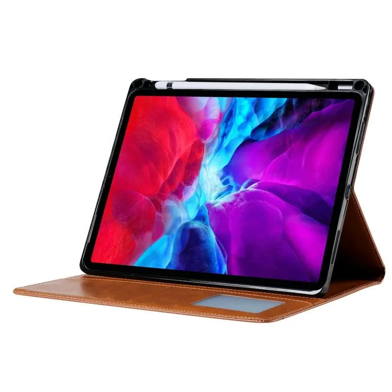 iPad Pro 11 2024 Business Flip Leather Card Slot Book Stand