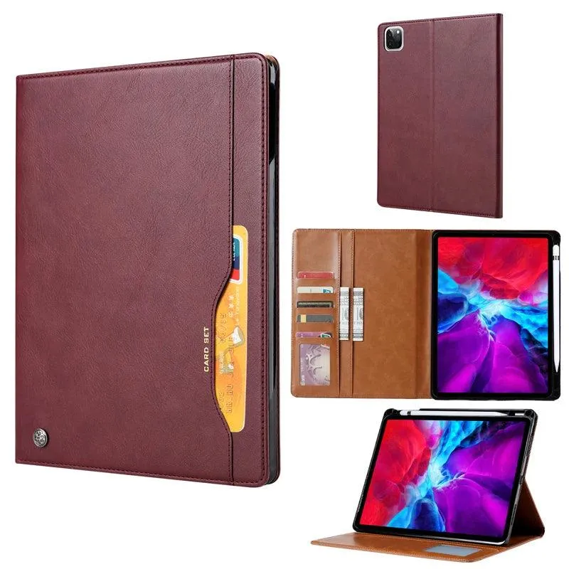 iPad Pro 11 2024 Business Flip Leather Card Slot Book Stand