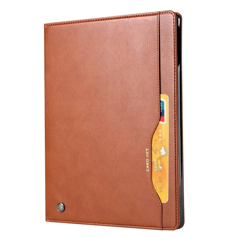 iPad Pro 11 2024 Business Flip Leather Card Slot Book Stand