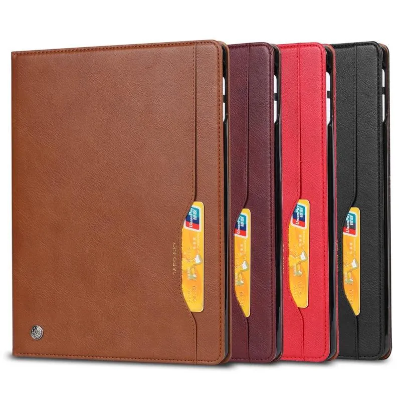 iPad Pro 11 2024 Business Flip Leather Card Slot Book Stand