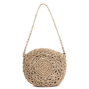 Jute Cord Round Macrame Sling Bag