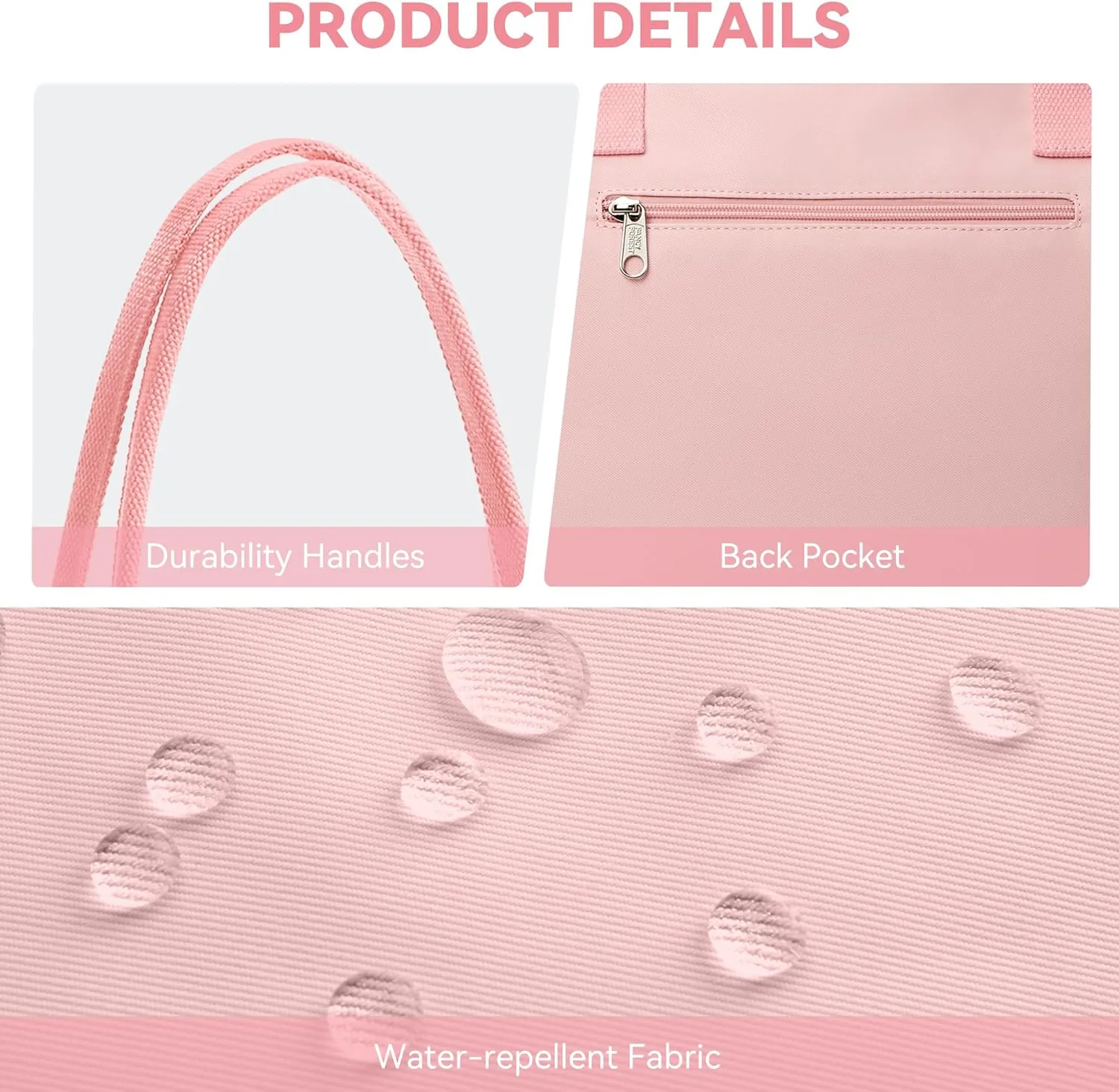 KALIDI Tote Bag for Women Nylon Top-Handle Purse,Shoulder Hobo handBag with Zipper Leisure Foldable Weekend