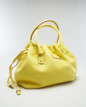 Kate Spade Yellow Leather Bucket Bag