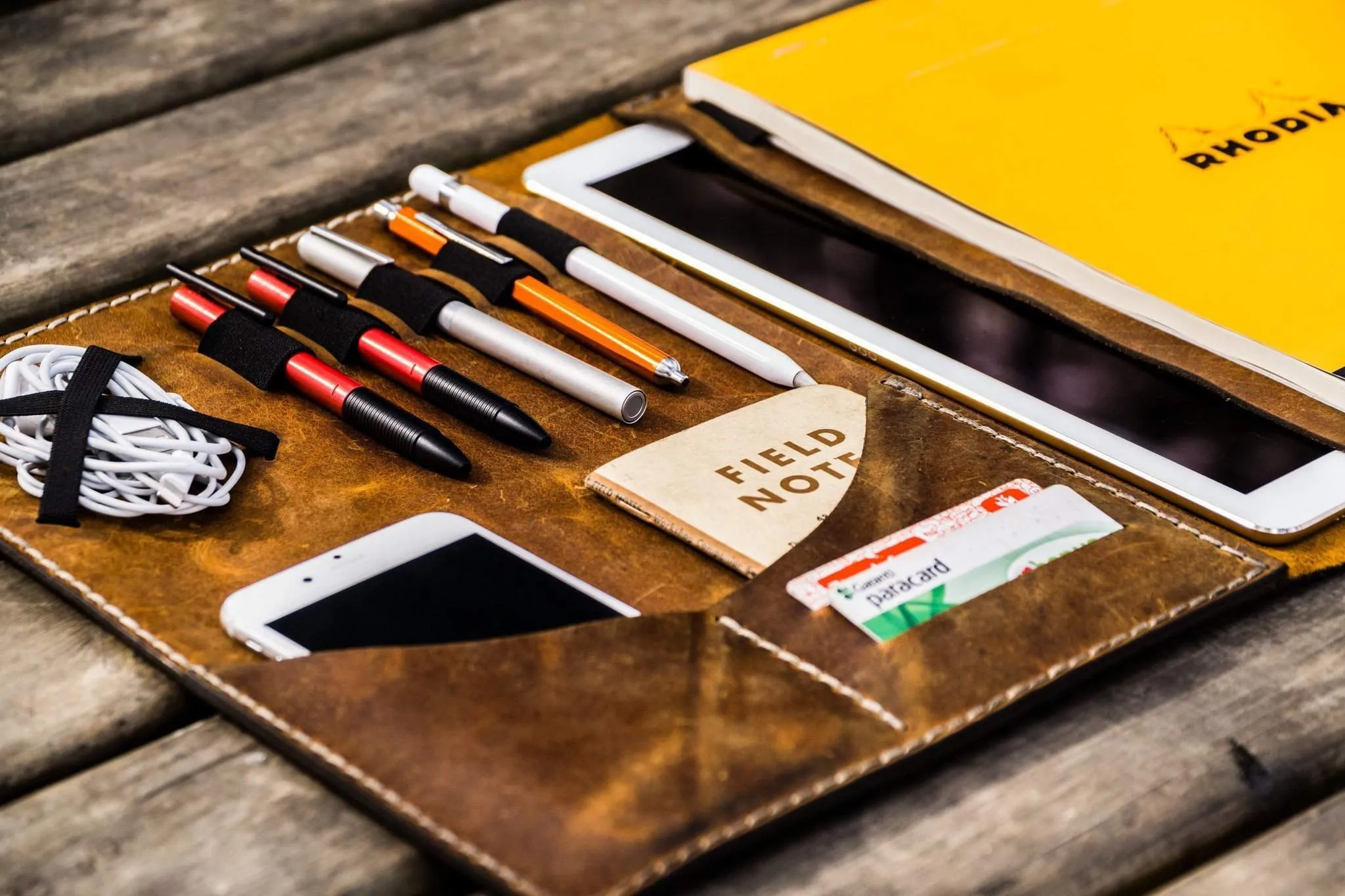 Leuchtturm1917 A4 - A4  Leather Cover Portfolio - Crazy Horse Brown