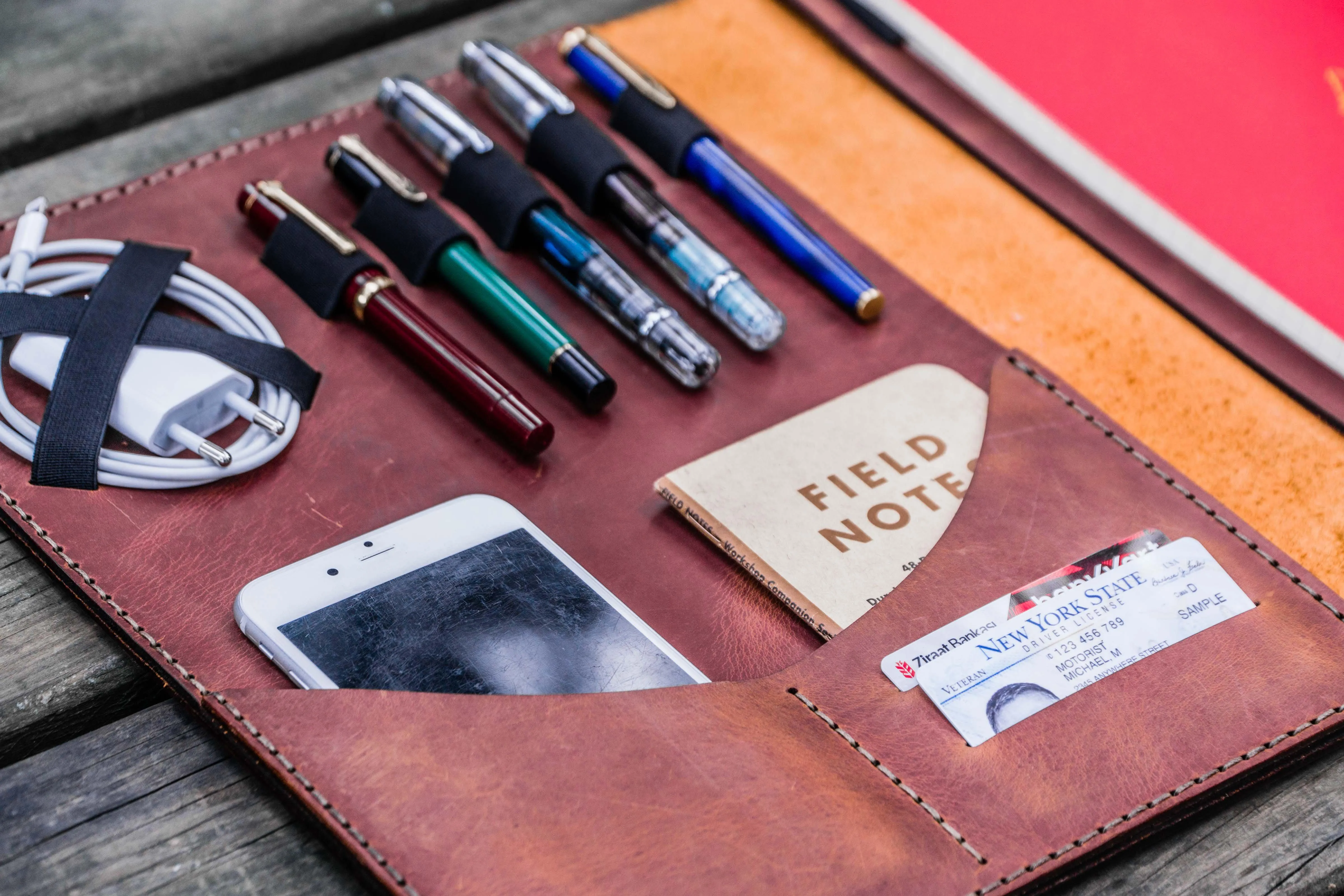 Leuchtturm1917 A4 - A4  Leather Cover Portfolio - Crazy Horse Tan