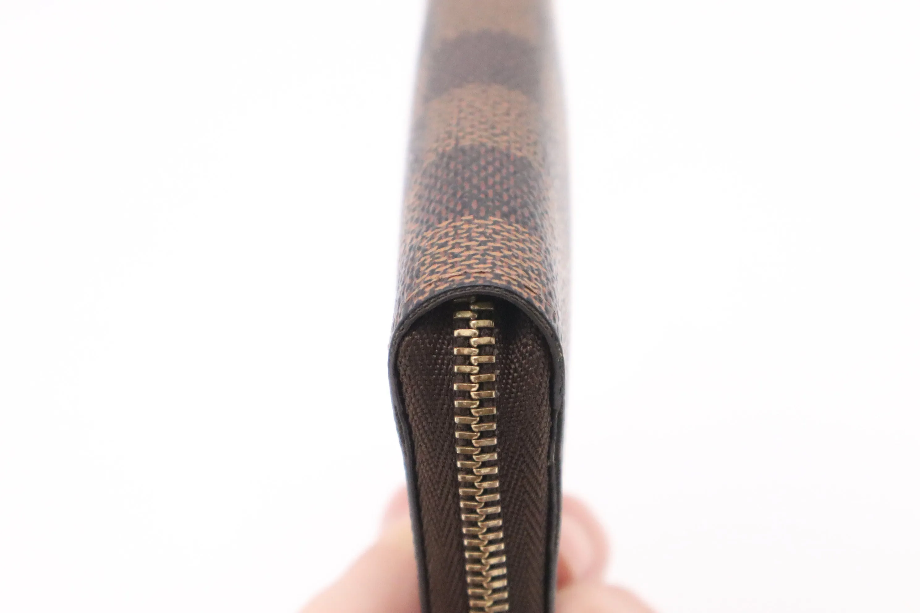 Louis Vuitton Compact Wallet in Damier Ebene Canvas