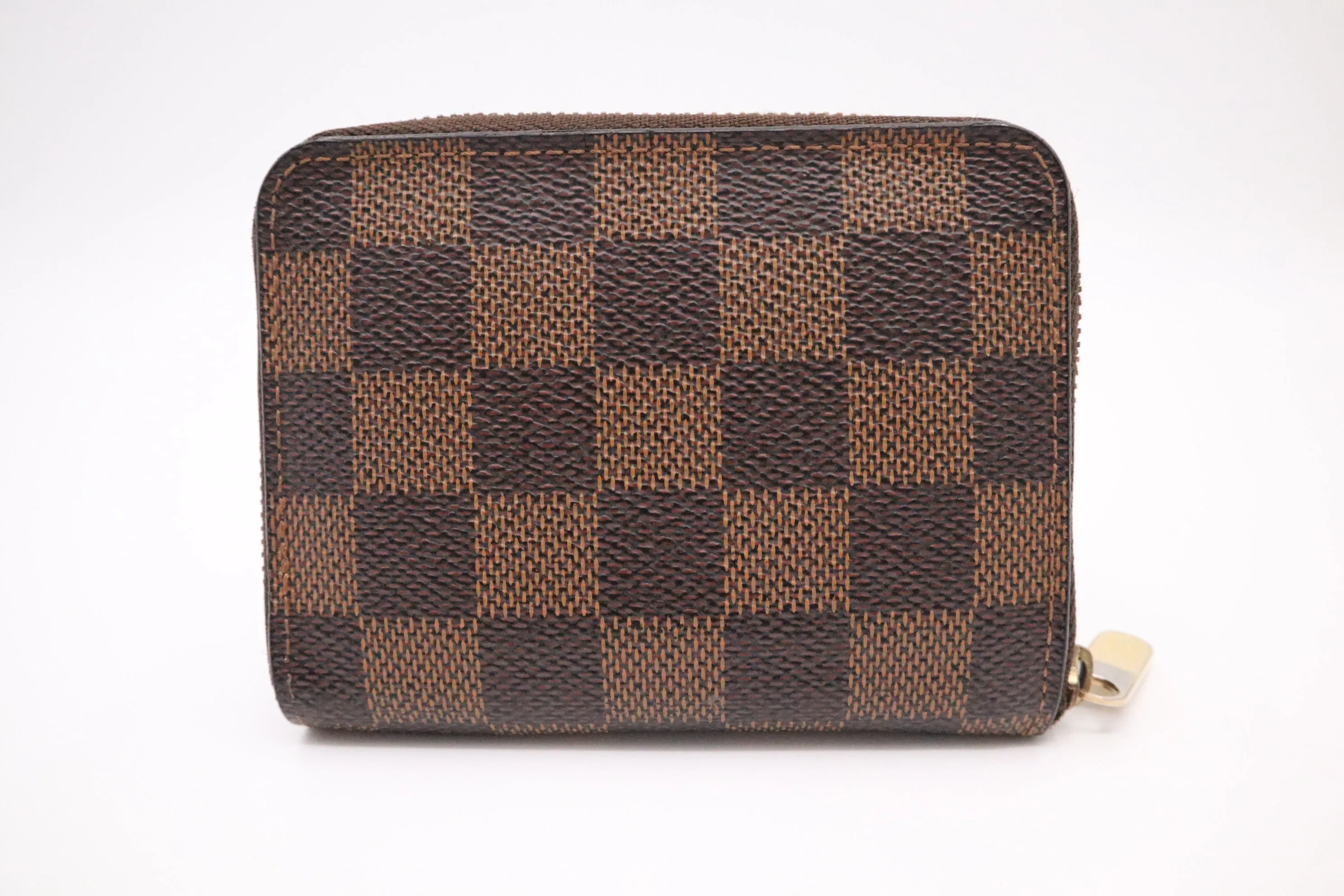 Louis Vuitton Compact Wallet in Damier Ebene Canvas
