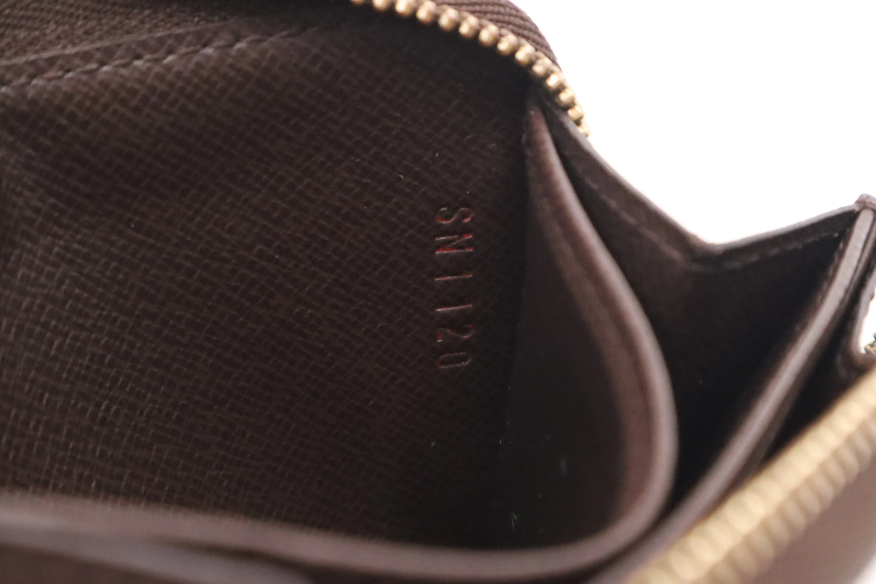Louis Vuitton Compact Wallet in Damier Ebene Canvas