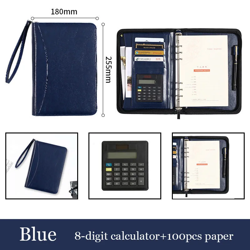 Manager Folder Creative Zipper Bag Office
