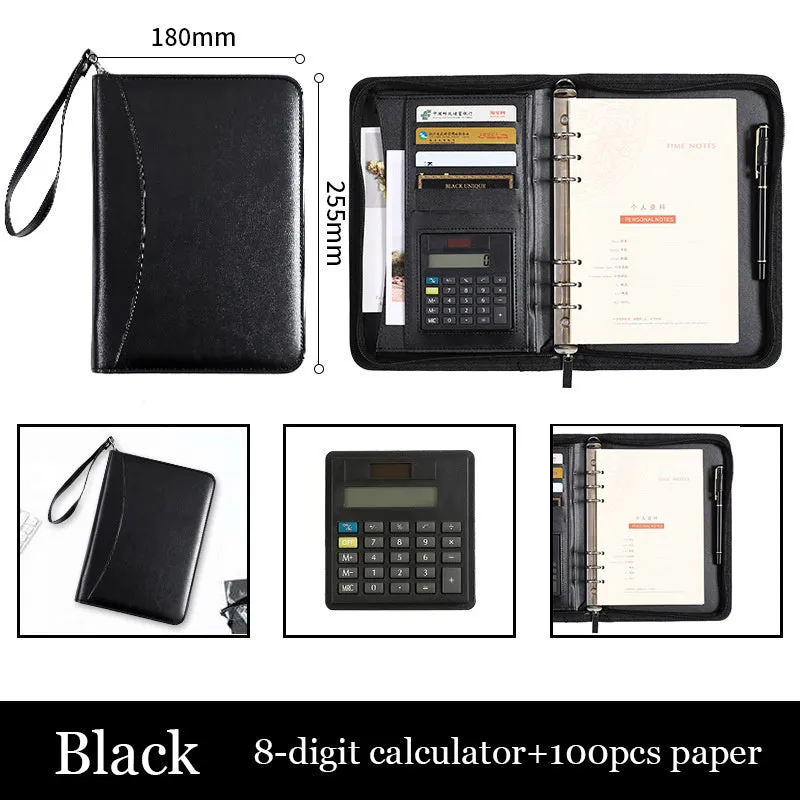 Manager Folder Creative Zipper Bag Office