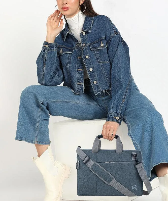 MAXISTORE Men & Women Grey Messenger Bag