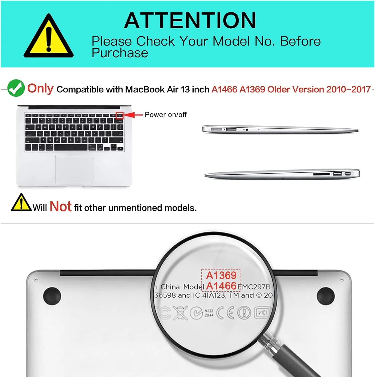 MOSISO Compatible with MacBook Air 13 inch Case (A1369 A1466, Older Version 2010-2017 Release), Plastic Hard Shell Case & Sleeve Bag & Keyboard Cover & Webcam Cover & Screen Protector, Honeydew Green