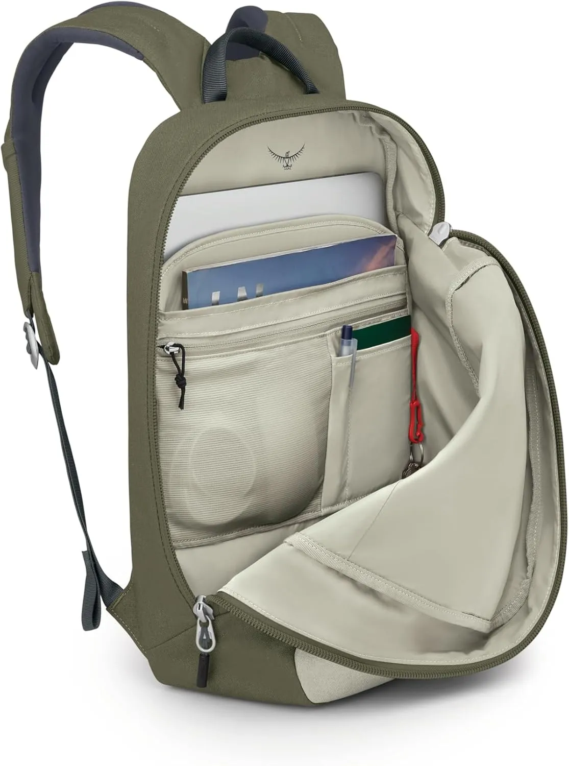 Osprey Arcane Large Day Commuter Backpack, Earl Grey/Sandy Grey Heather