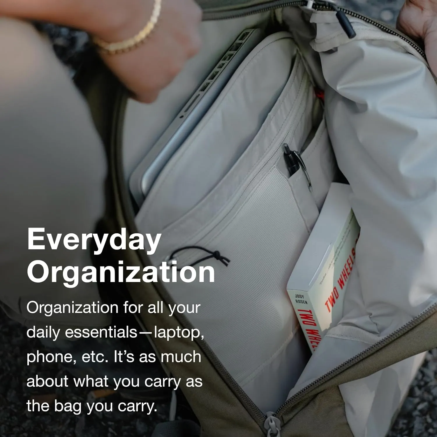 Osprey Arcane Large Day Commuter Backpack, Earl Grey/Sandy Grey Heather