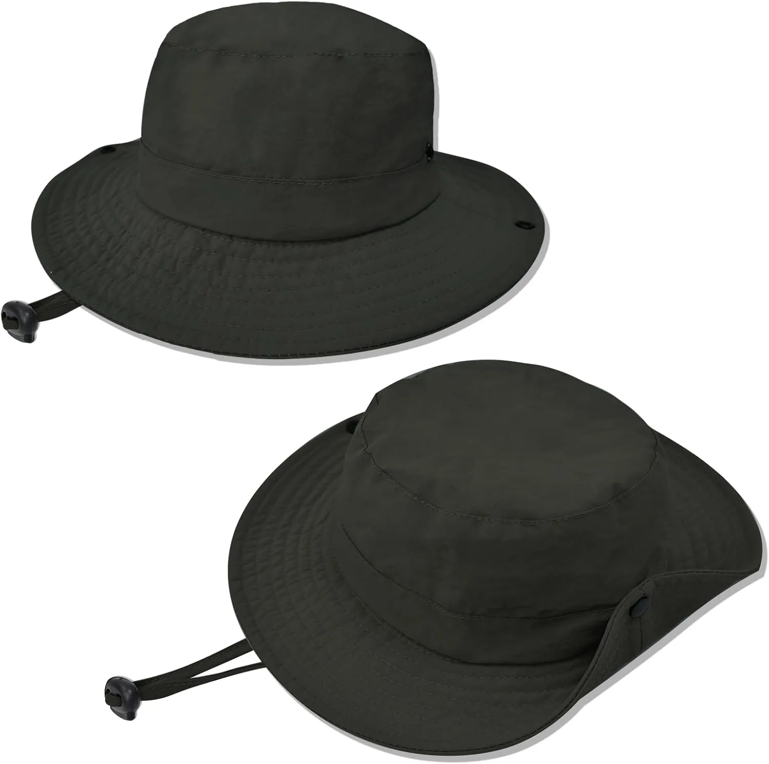 Outdoor Kids Sun Hat UPF 50  Quick Dry Foldable Bucket Hat Lightweight Adjustable Fishing Safari Hat for Girls and Boys