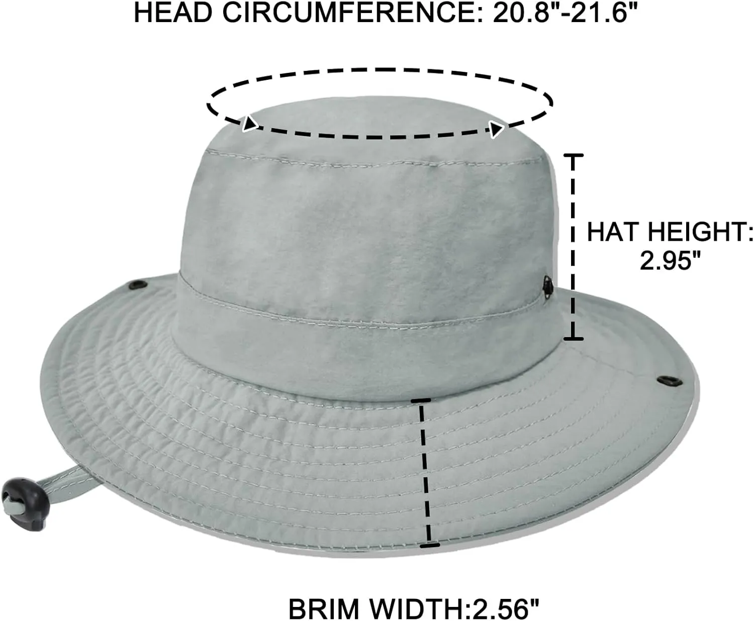 Outdoor Kids Sun Hat UPF 50  Quick Dry Foldable Bucket Hat Lightweight Adjustable Fishing Safari Hat for Girls and Boys