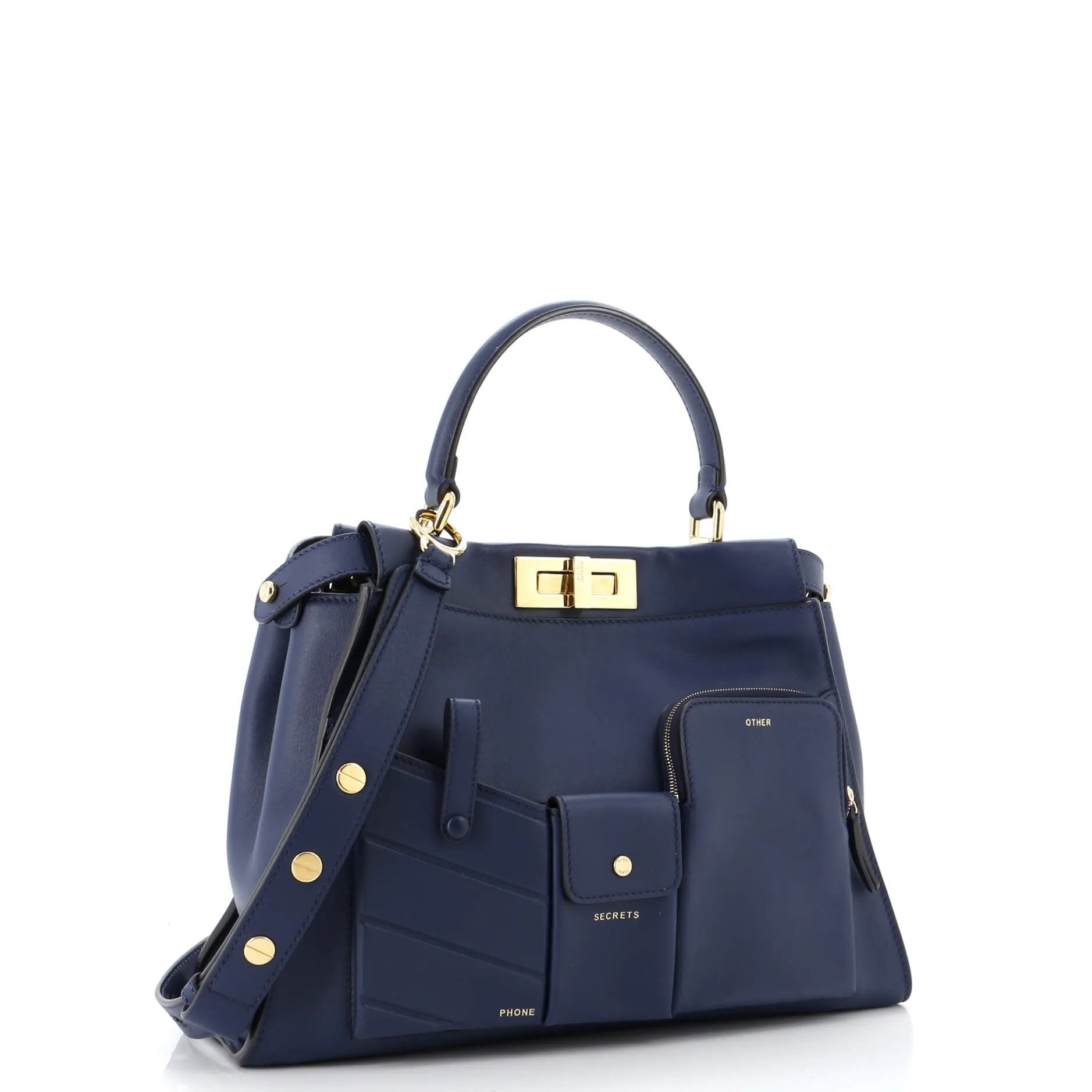 Peekaboo Utility Bag Leather Regular