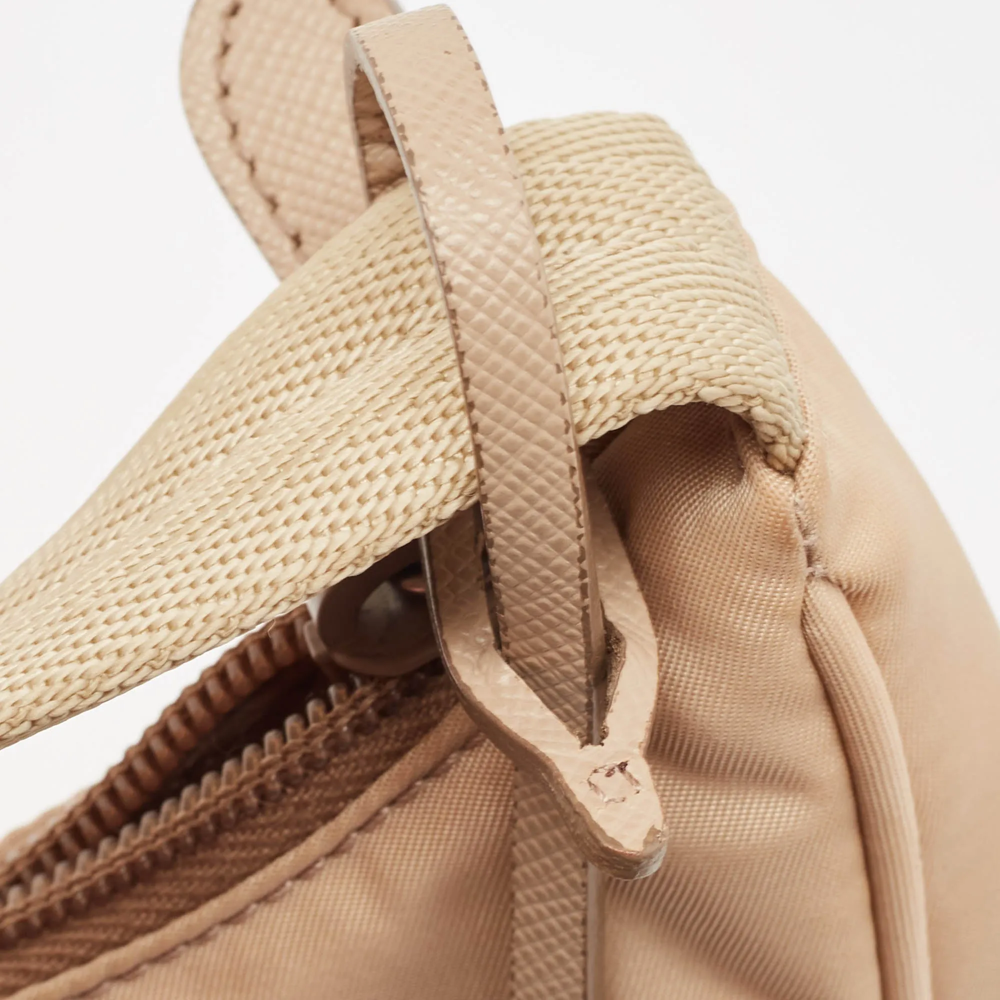 Prada Beige Nylon Re-Edition 2000 Bag