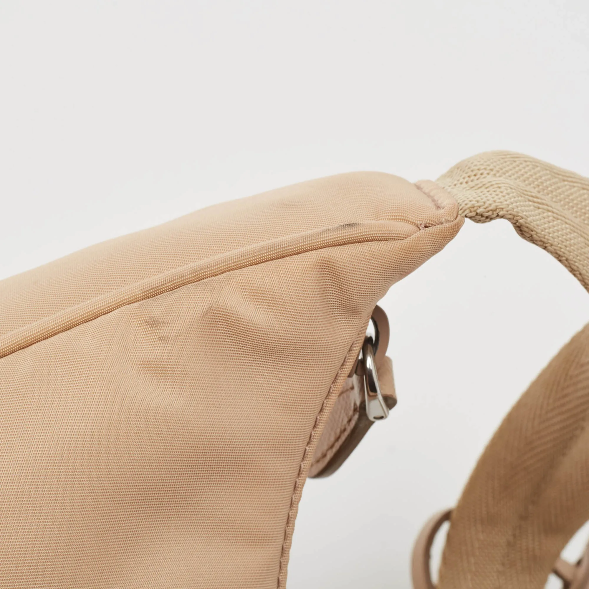 Prada Beige Nylon Re-Edition 2000 Bag